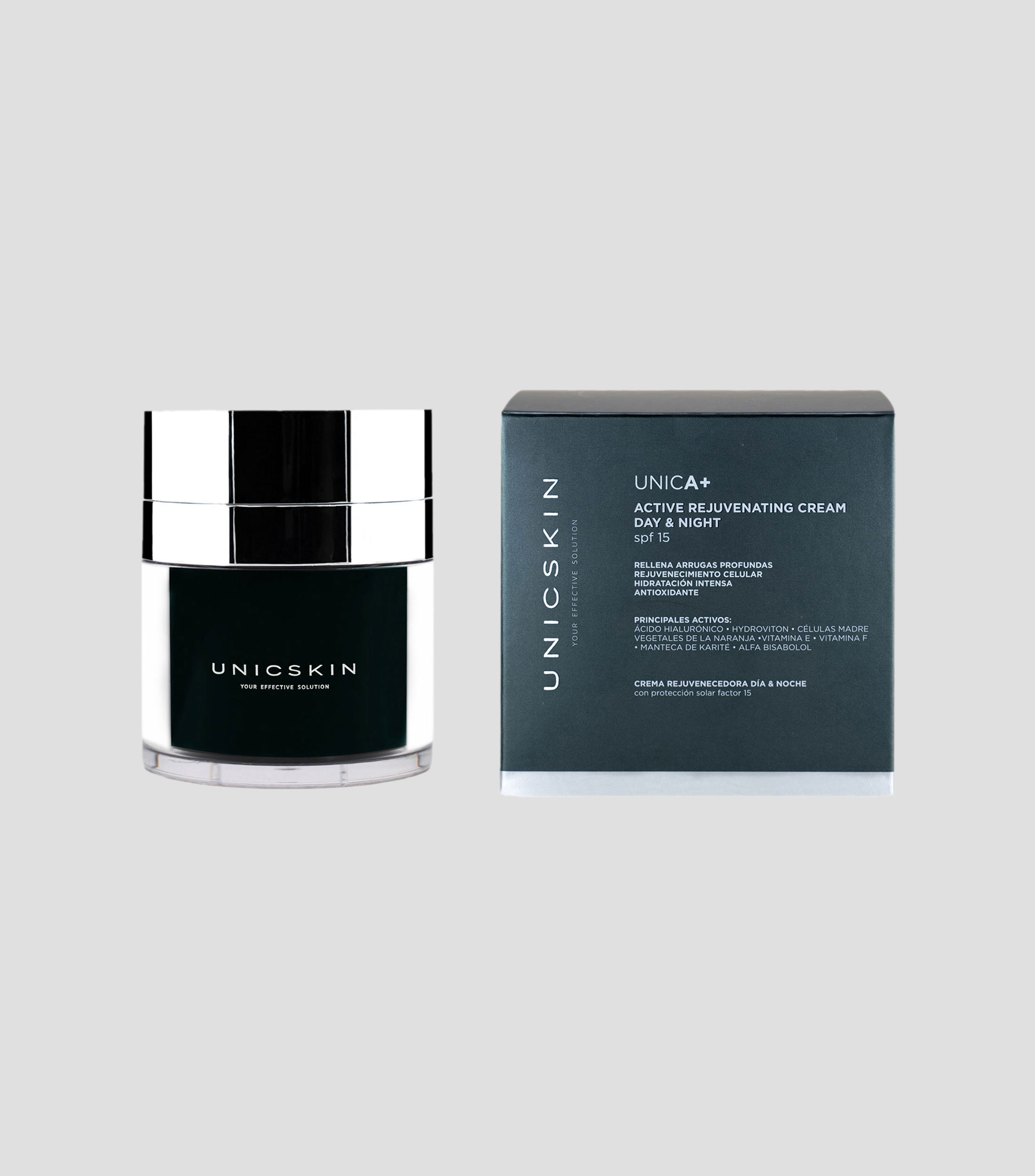 UNICA Crema Facial Anti-Edad Dia y Noche, 50 ml