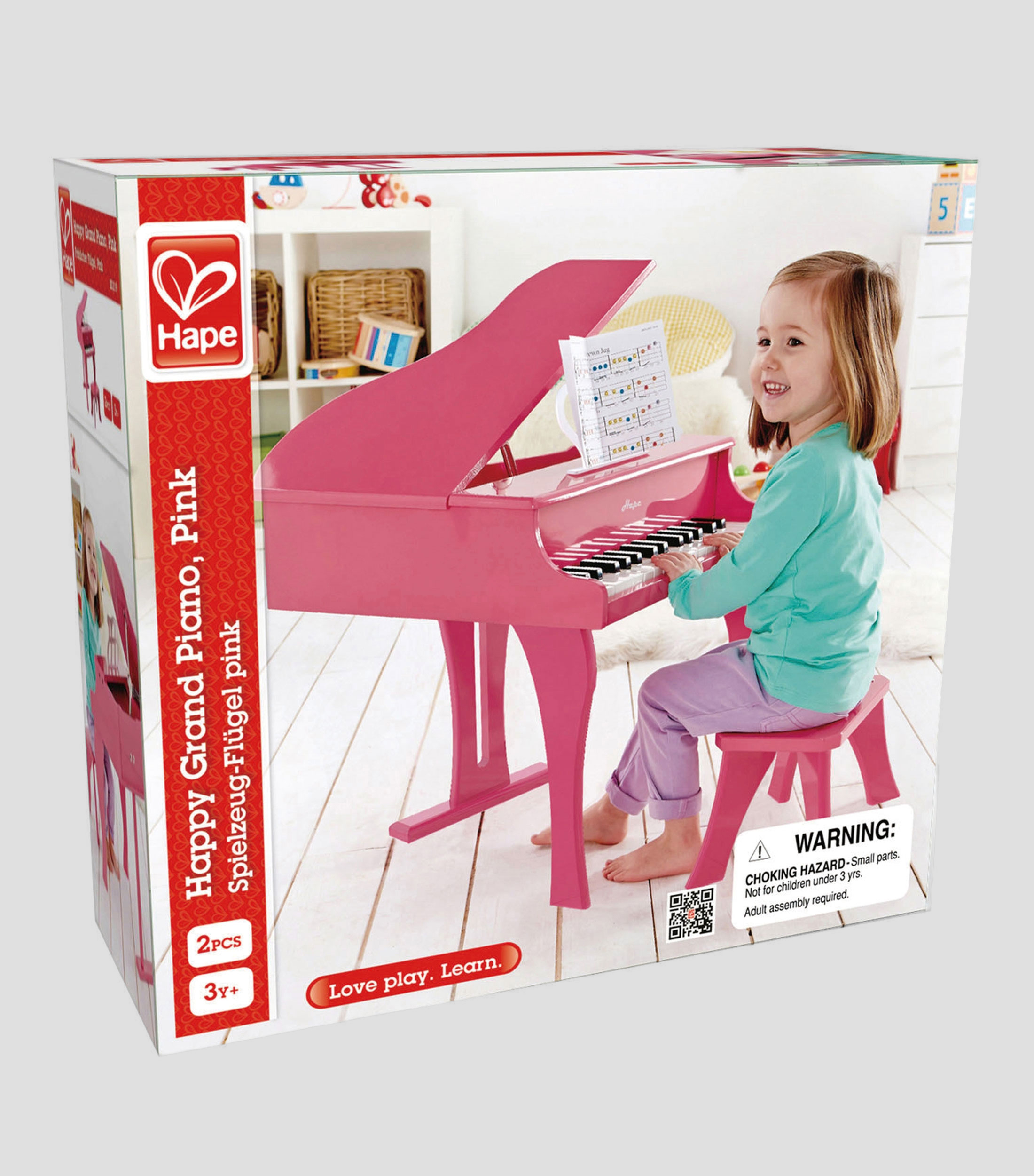 Piano de cola de lujo (Rosa)