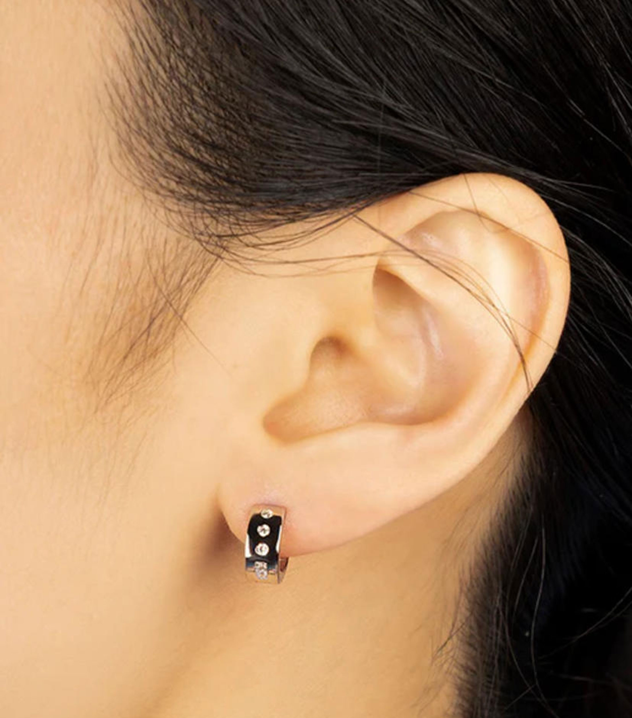 Aretes Mini Morse Love Mujer