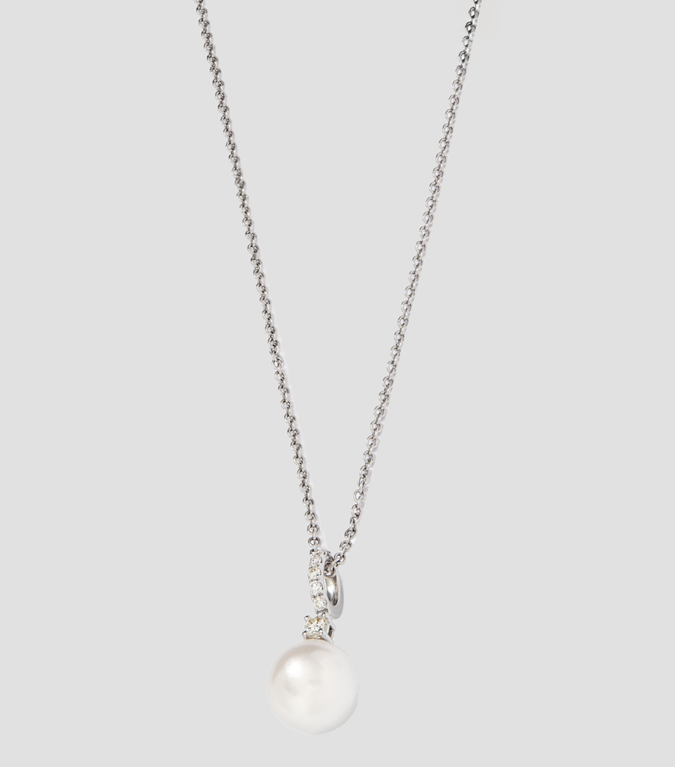 Collar en Oro de 18 Kilates con Incrustacion Mujer