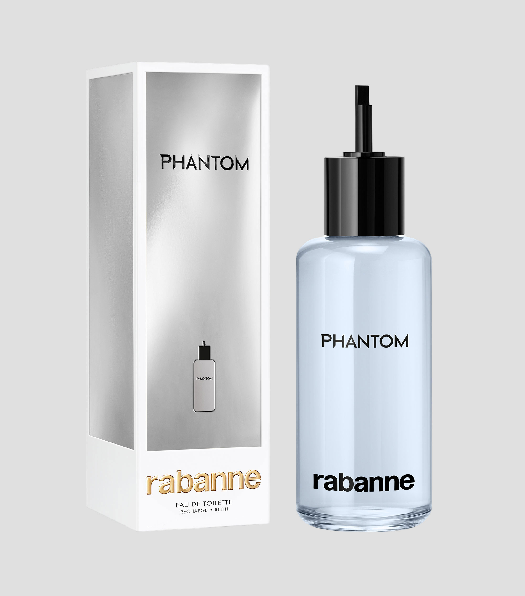 Paco Rabanne Perfume Refill Phantom, Eau de Toilette, 200 ml Hombre