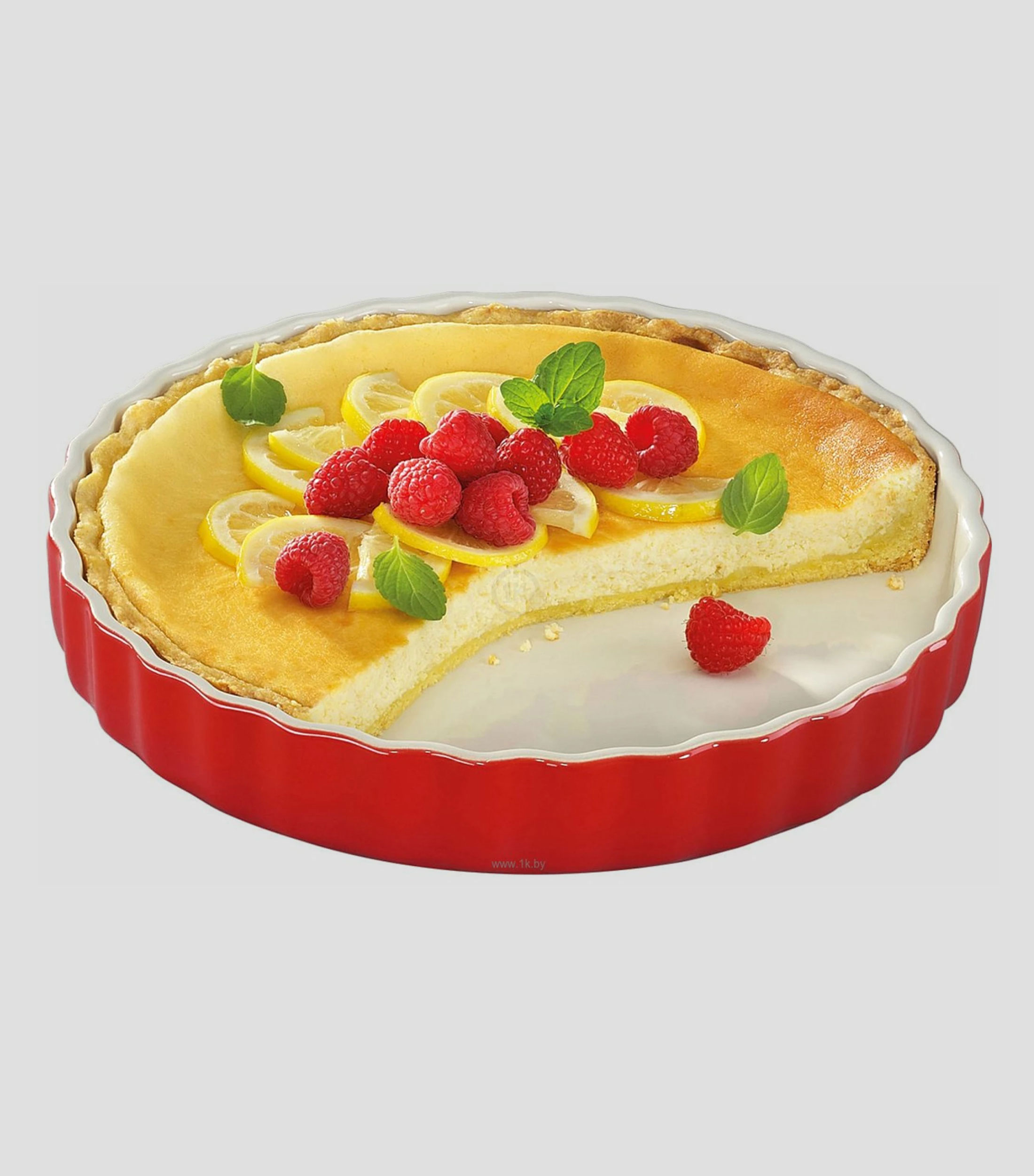 Molde para tarta, 28 cm color rojo