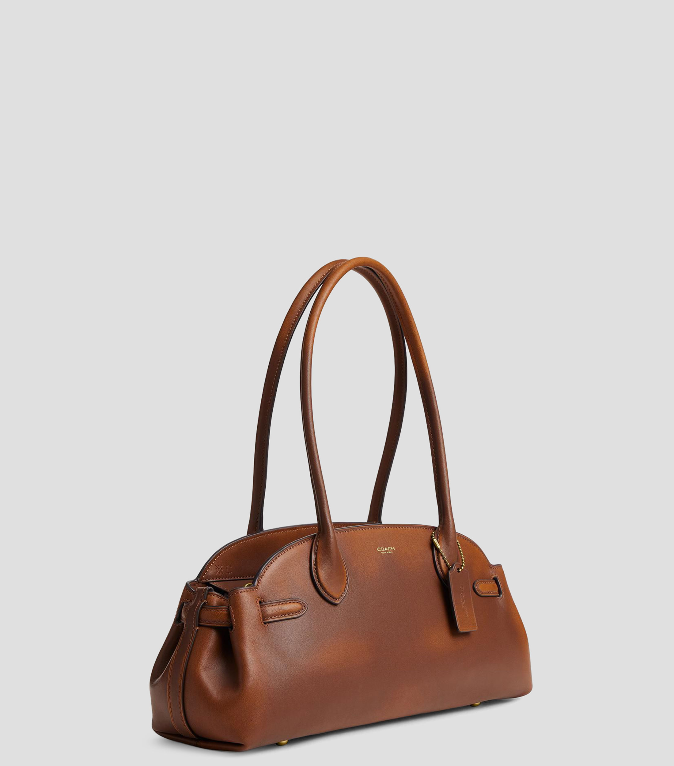 Bolsa shoulder en piel vintage Empire 34 deslavada Mujer