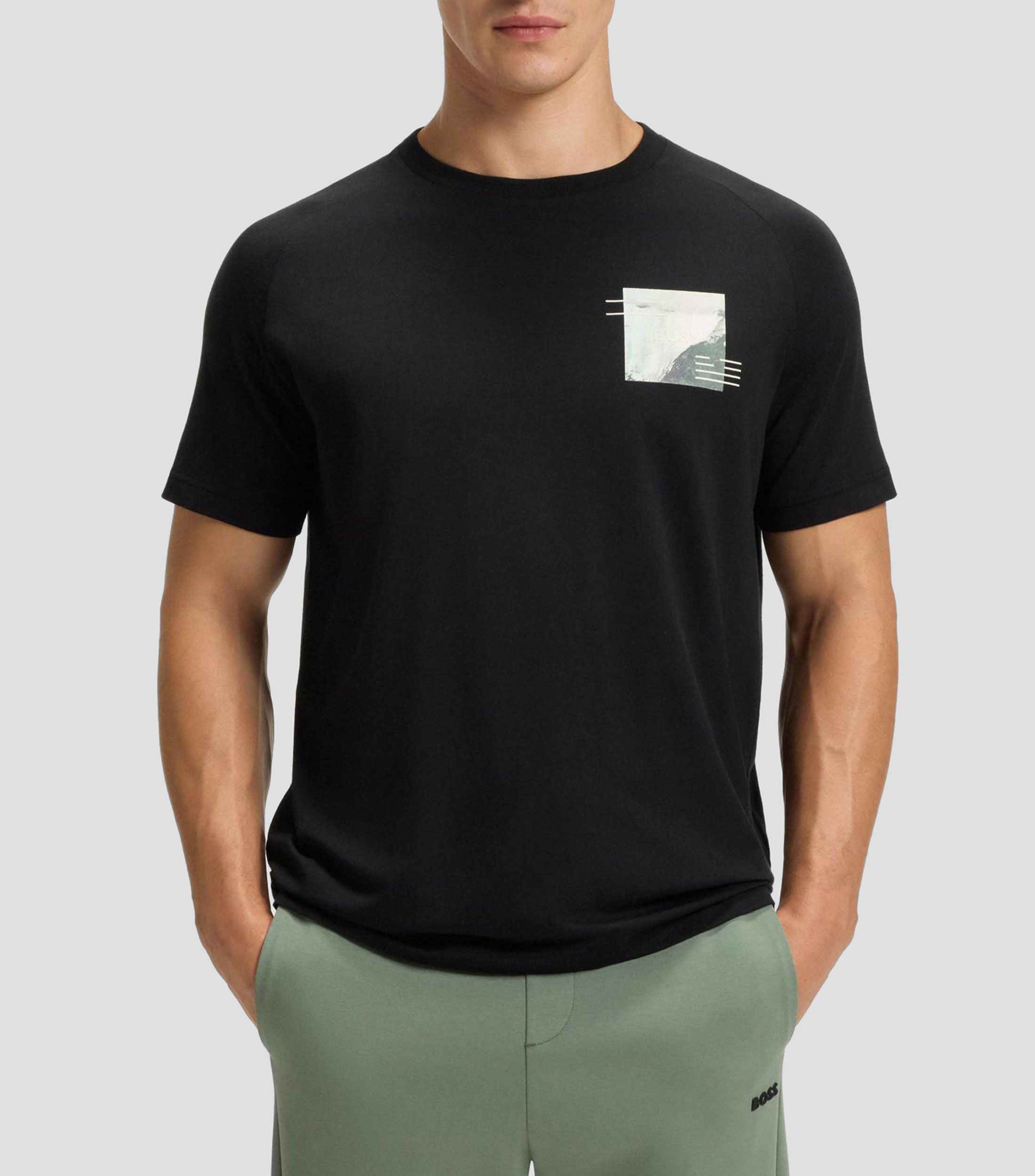 Playera cuello redondo manga corta Hombre
