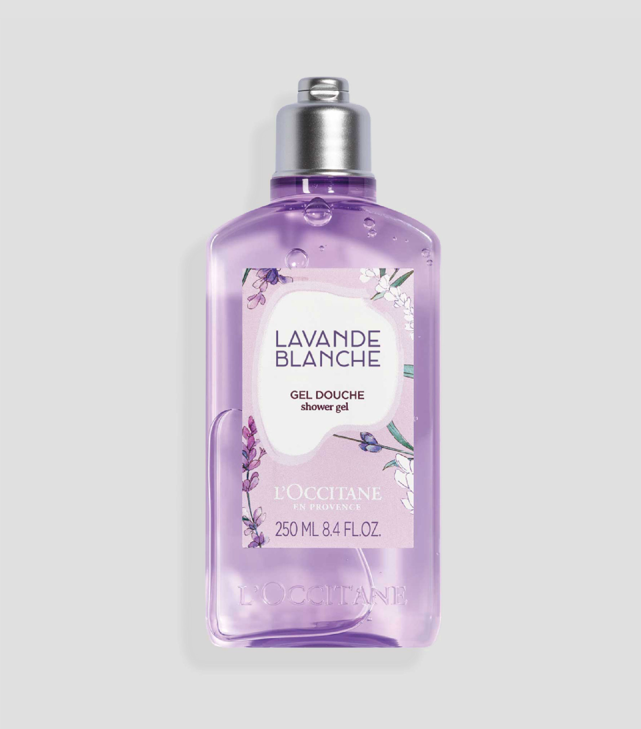 Gel de ducha Lavanda Blanca, 250 ml