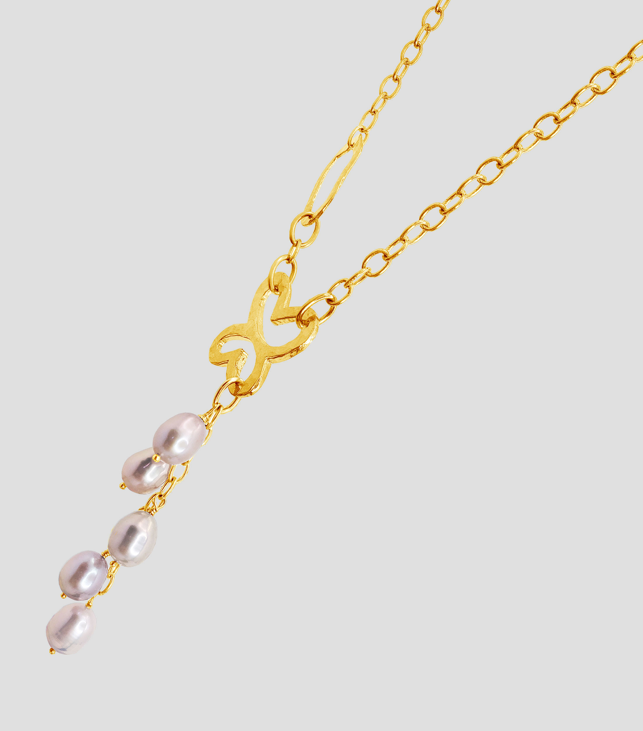 Collar en Plata .925 Liberty con Perlas Mujer