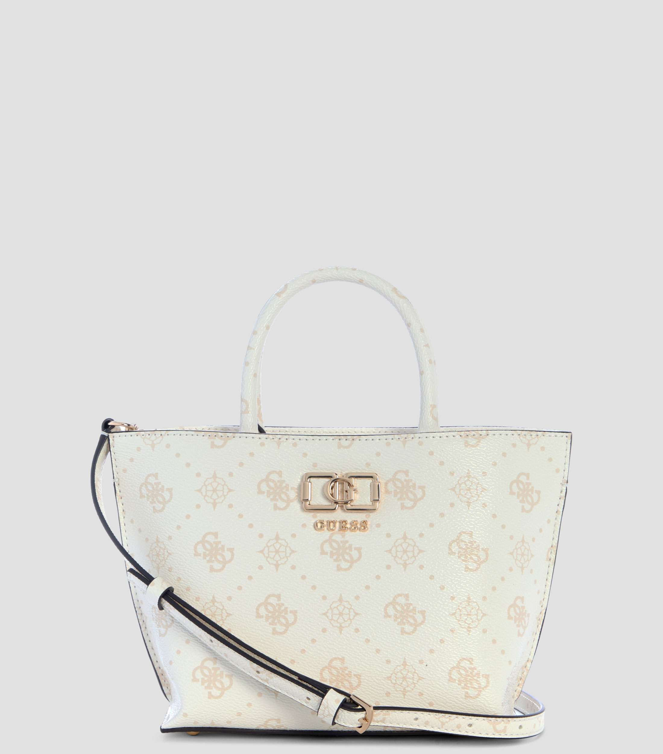 Bolsa tote blanca estampada Mujer