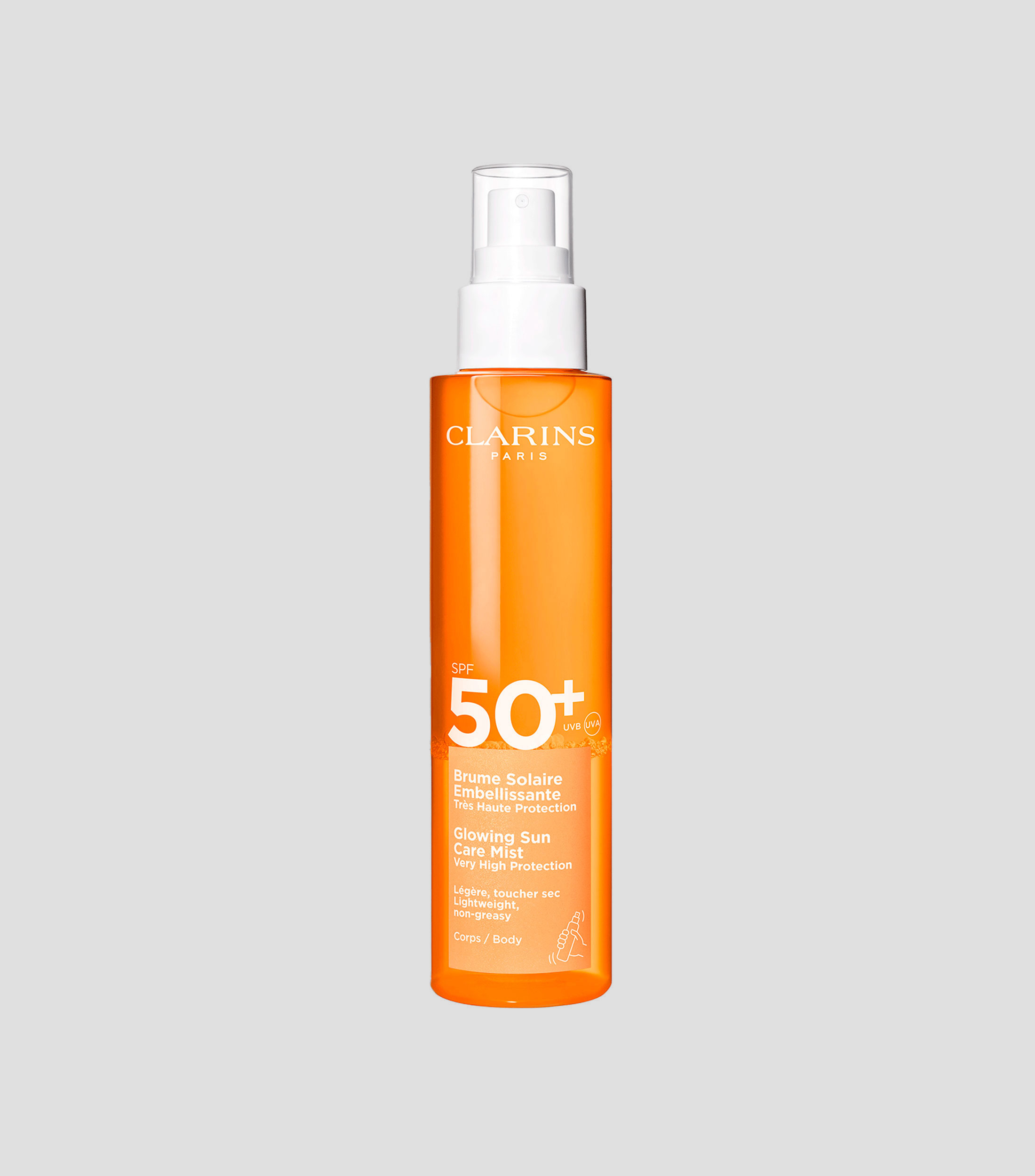 Bloqueador en bruma para el cuerpo, 150 ml