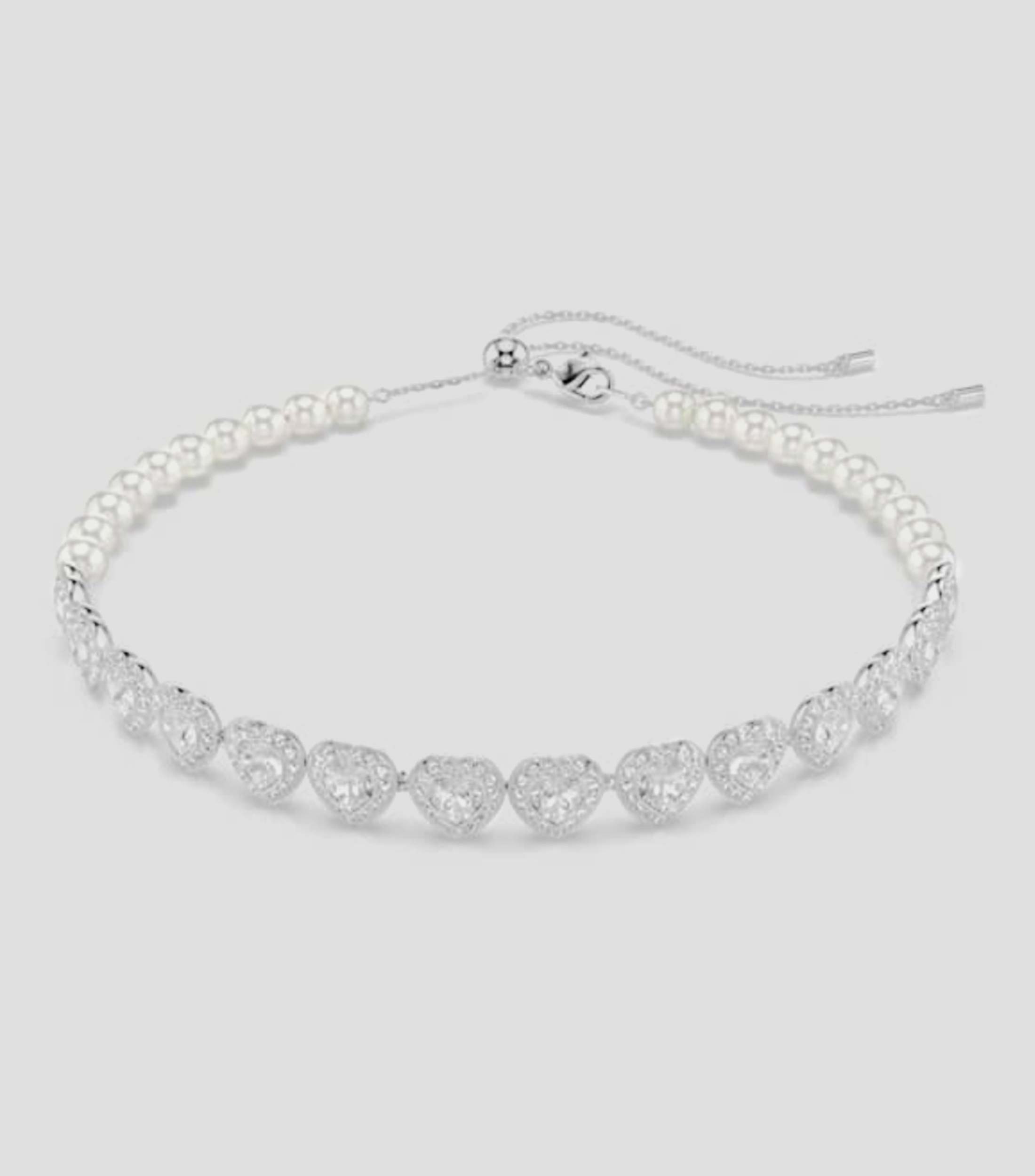 Gargantilla con corazones y perlas, Ariana Grande x Swarovski Capsule, Unisex