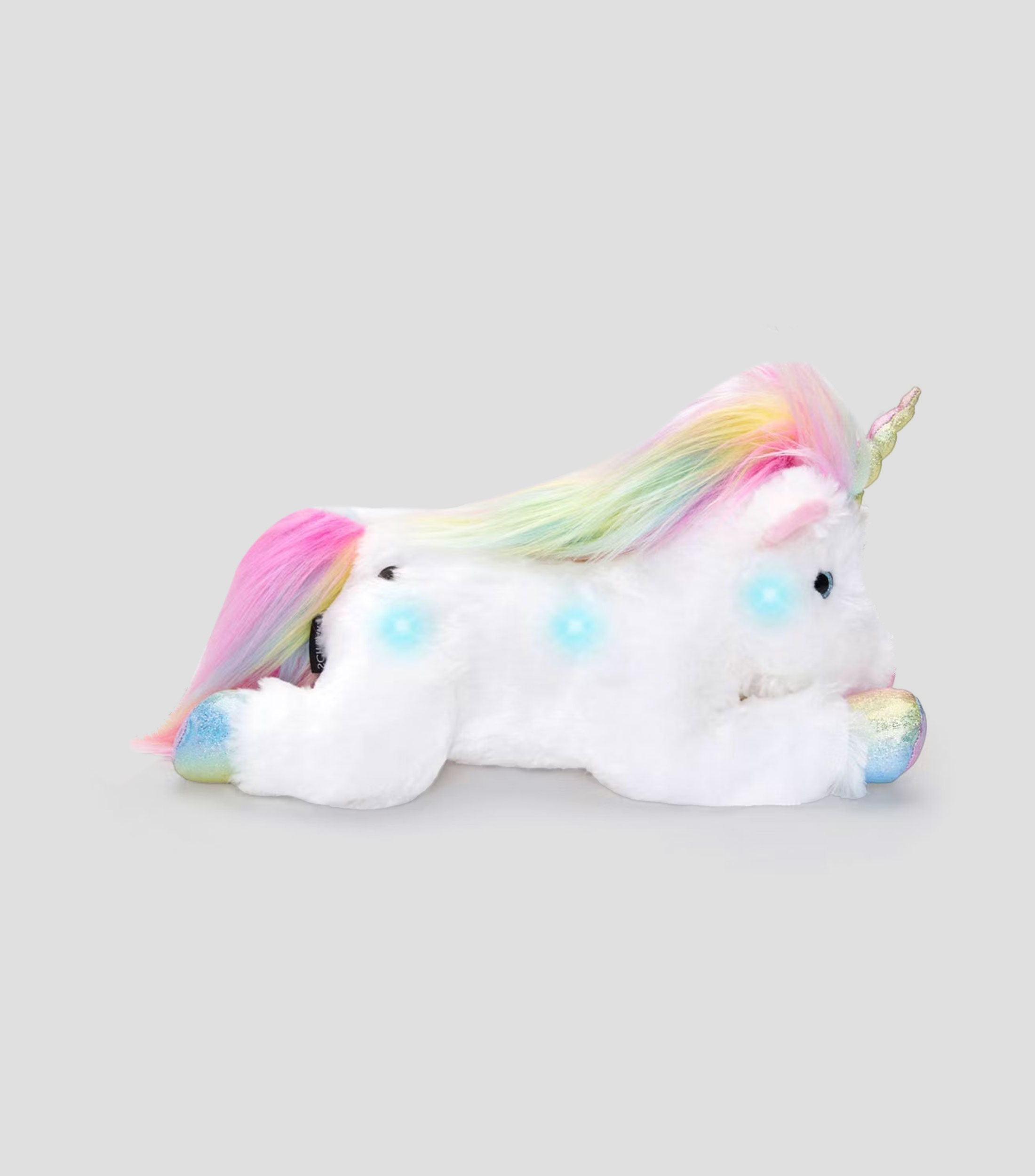 Unicornio de peluche con luz y sonido