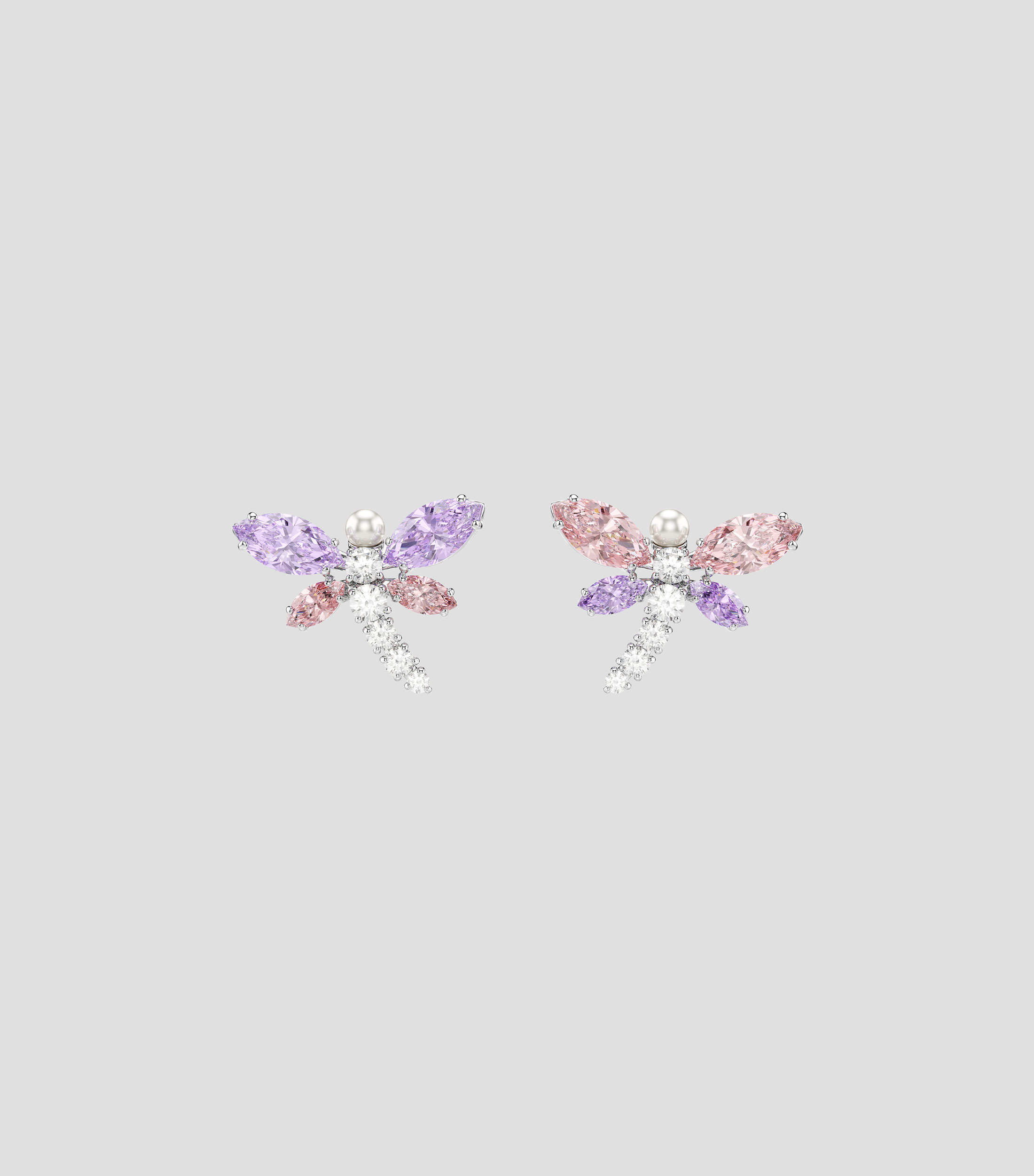 Aretes Ariana Grande x Swarovski libélulas Mujer