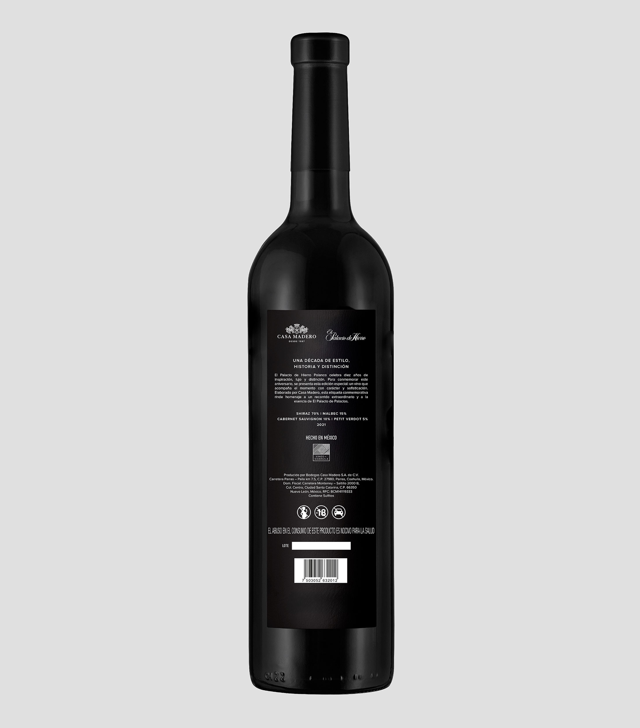 Vino Tinto Ensamble 10° Aniversario, México, 750 ml