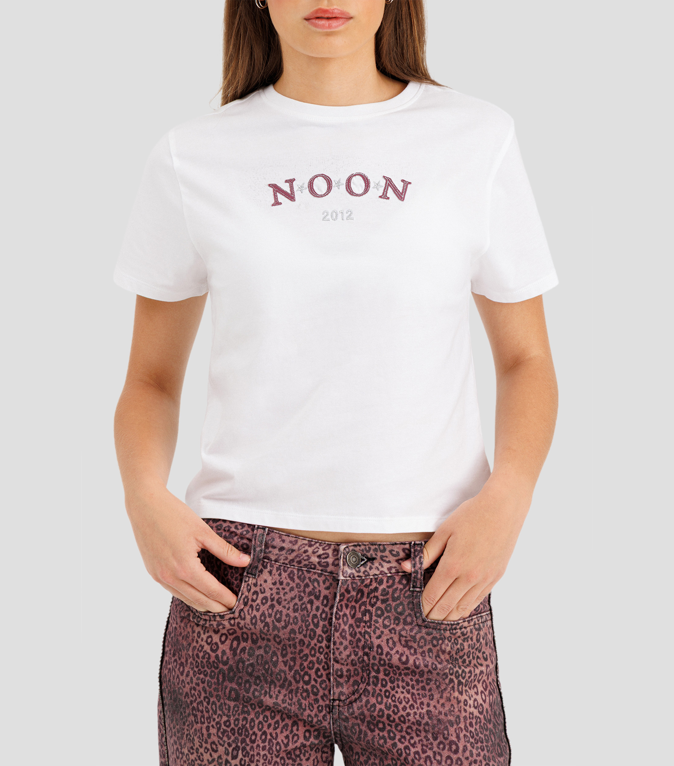 Playera cuello redondo manga corta fantasía Mujer