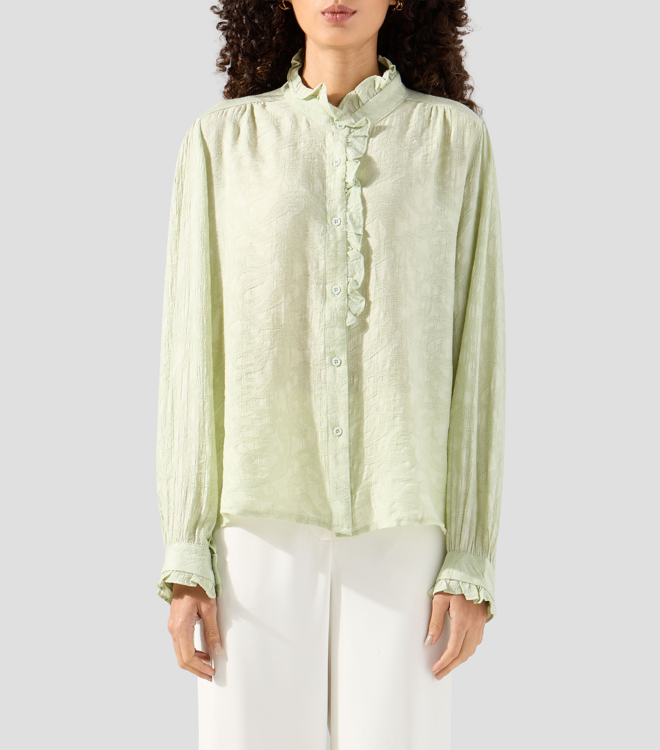 Camisa fantasía manga larga Mujer