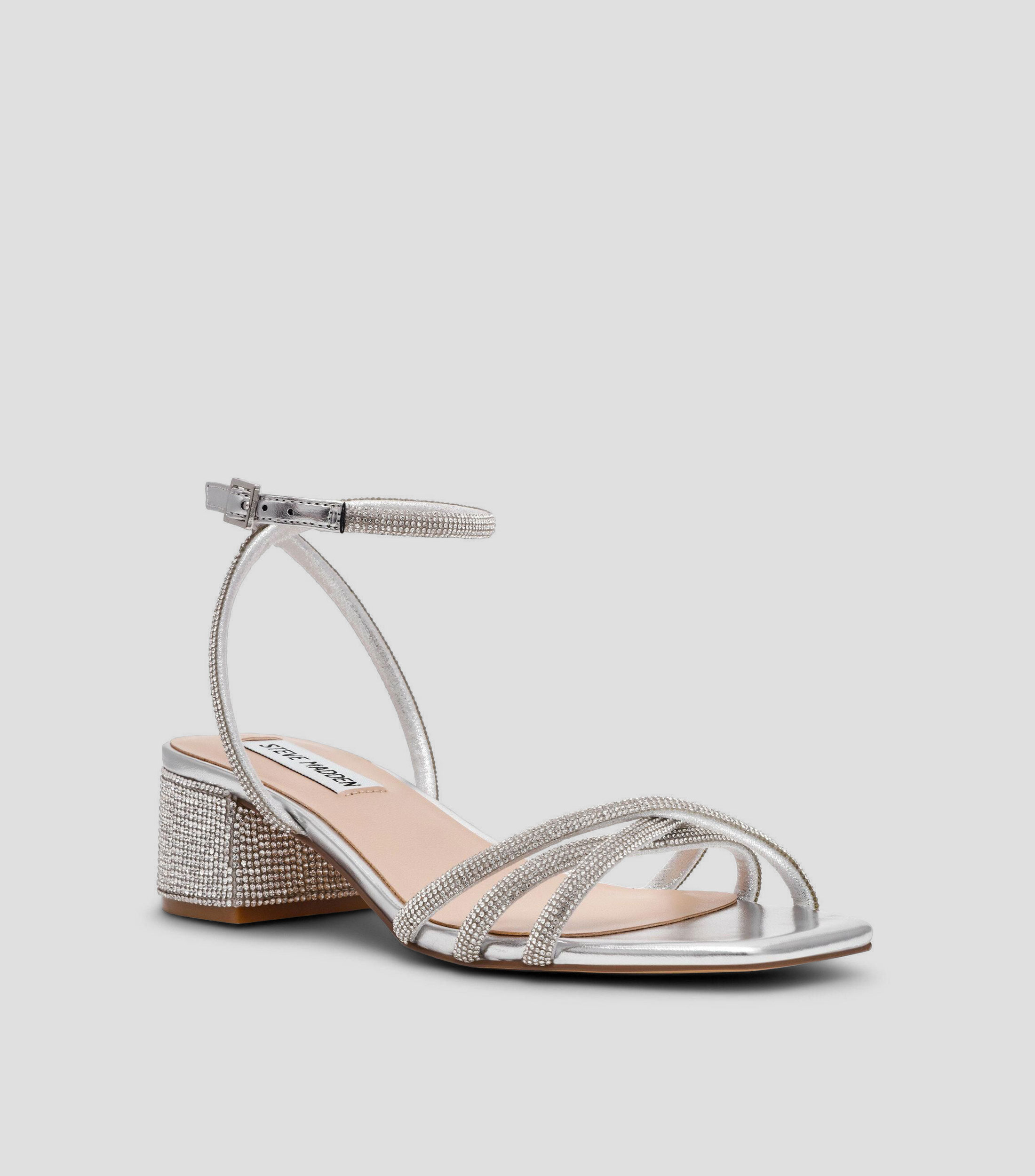 Sandalias con tacón bajo cuadrado Cerena Mujer