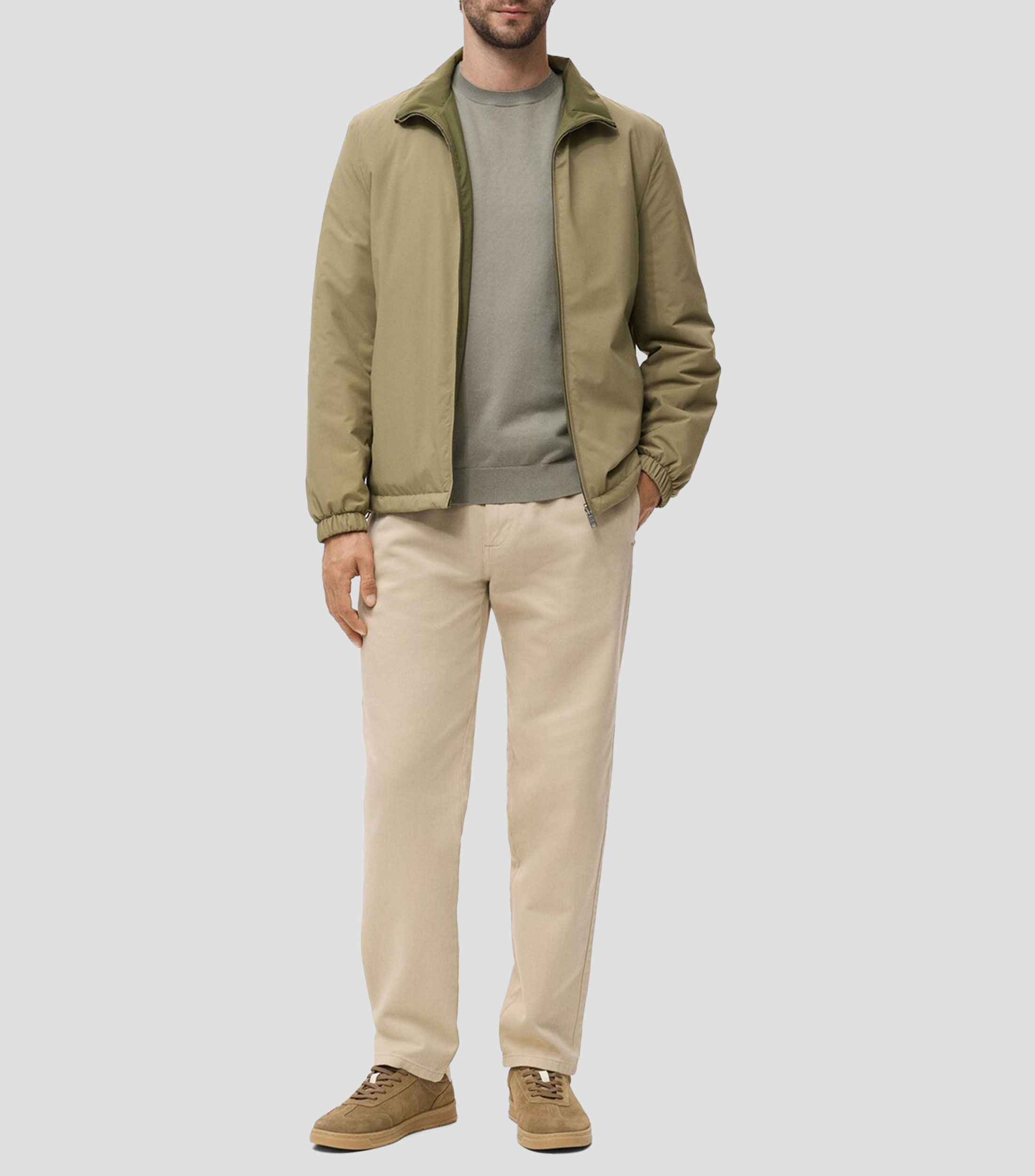 Chamarra Acolchada Reversible Hombre