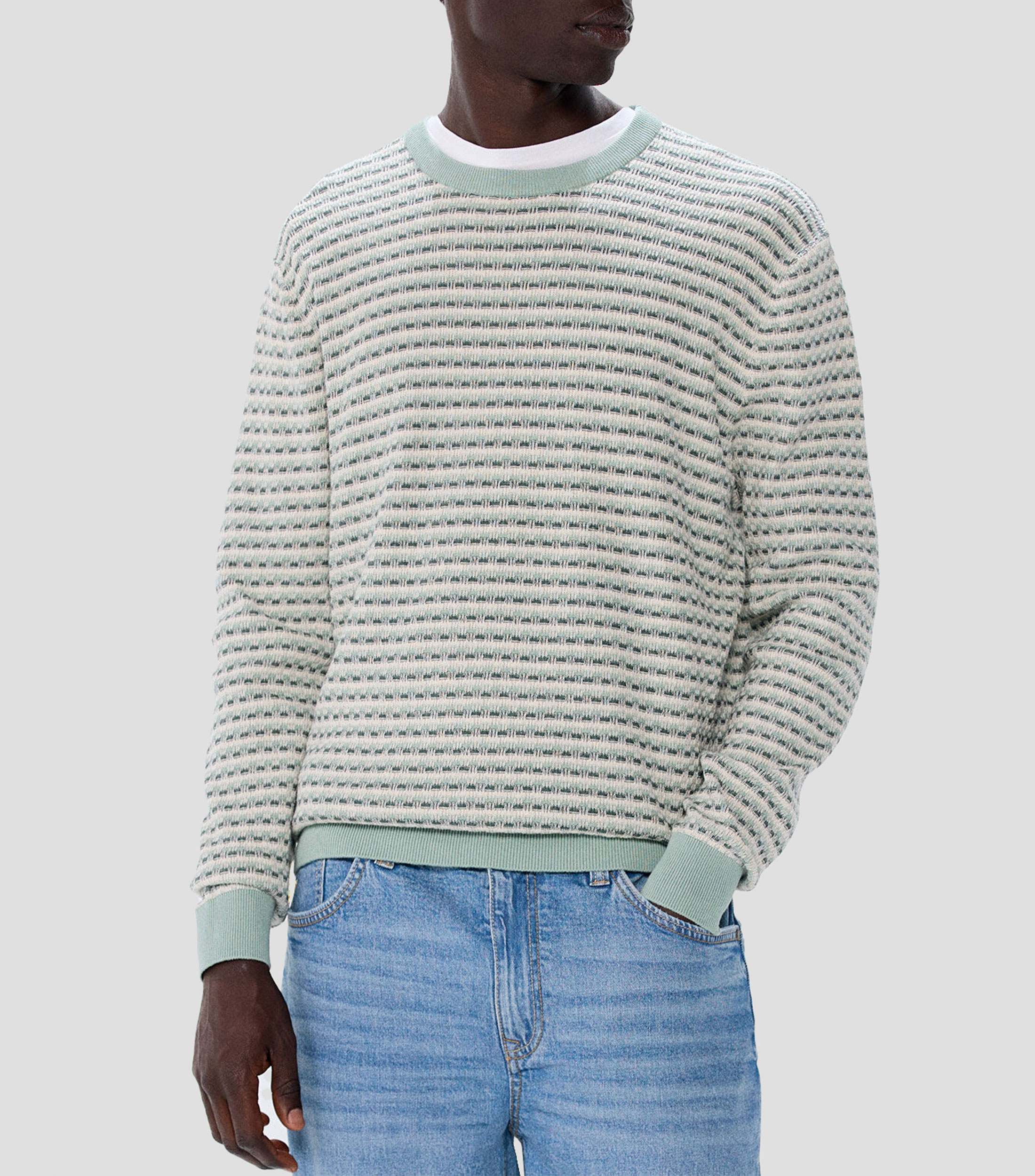 Suéter Springfield Para Hombre | Algodón, Diseño Urbano Y Casual | Calidad Premium, Fácil De Combinar