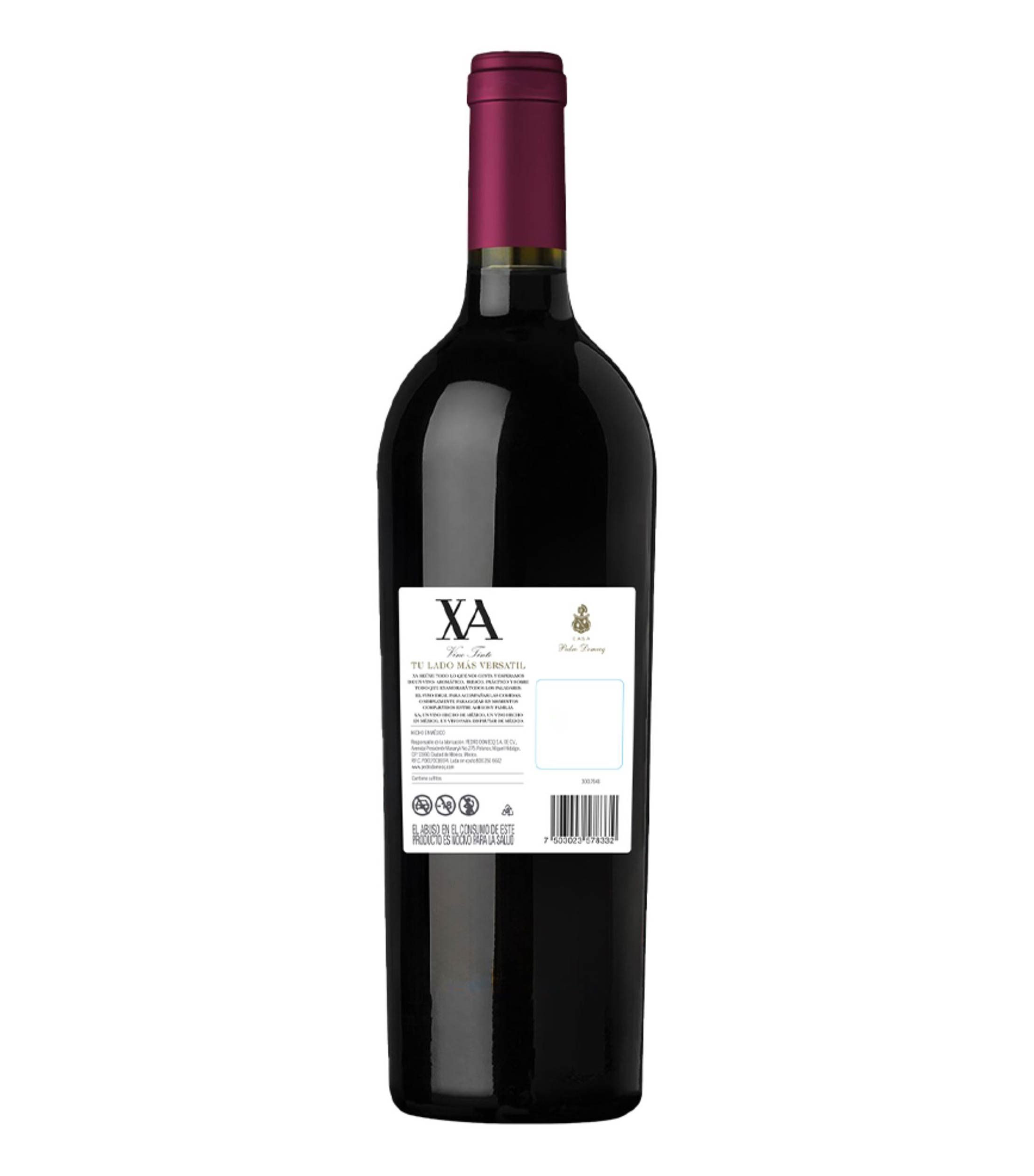 Vino Tinto Cabernet Sauvignon, Grenache, 750 ml