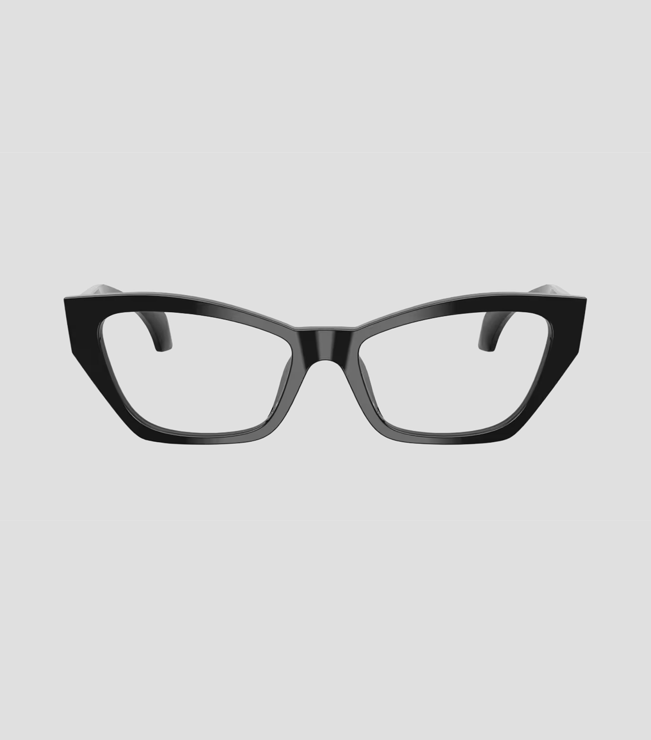 Lentes oftálmicos ojo de gato negro Mujer