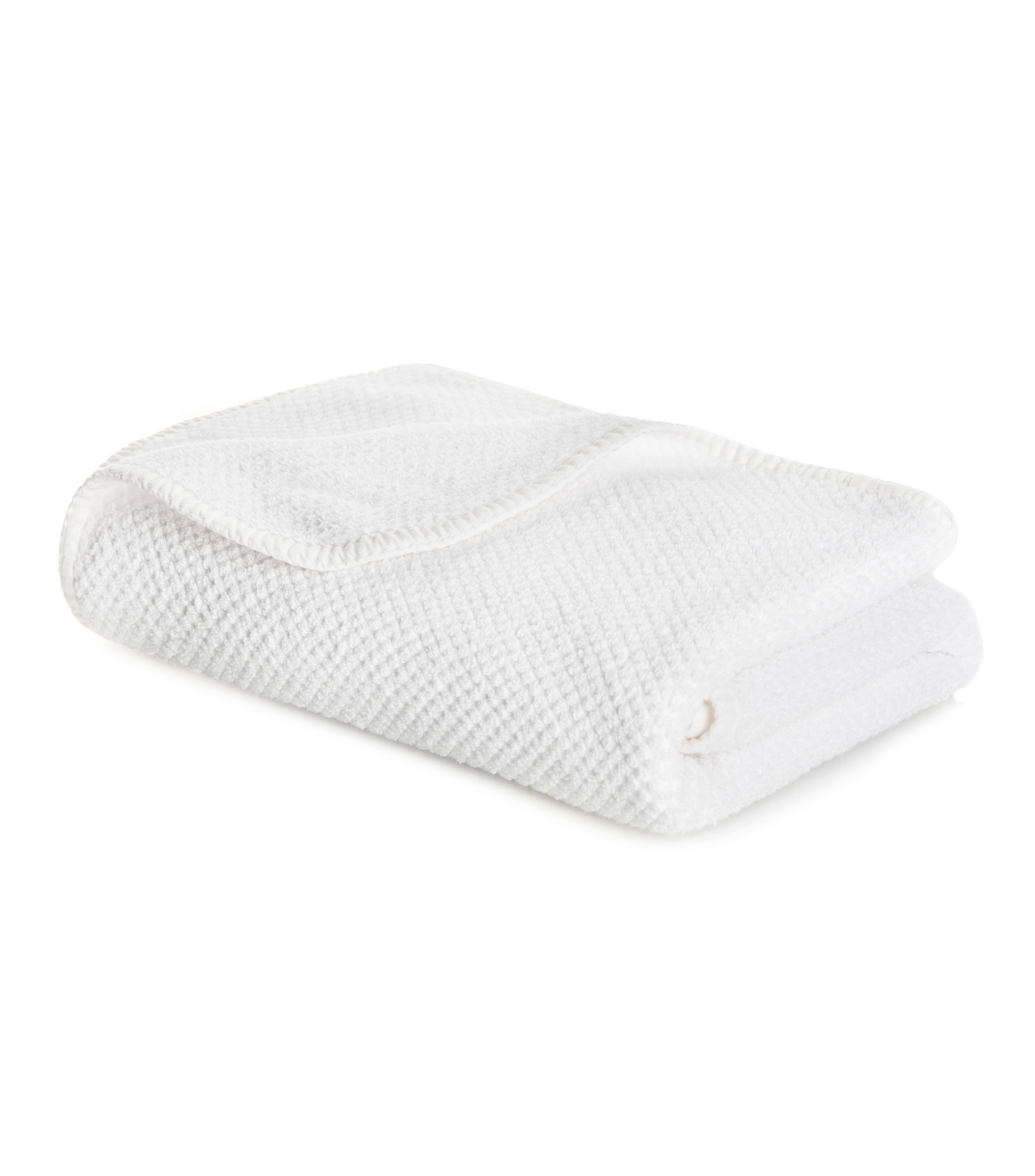 Toalla Facial Bee Waffle blanca