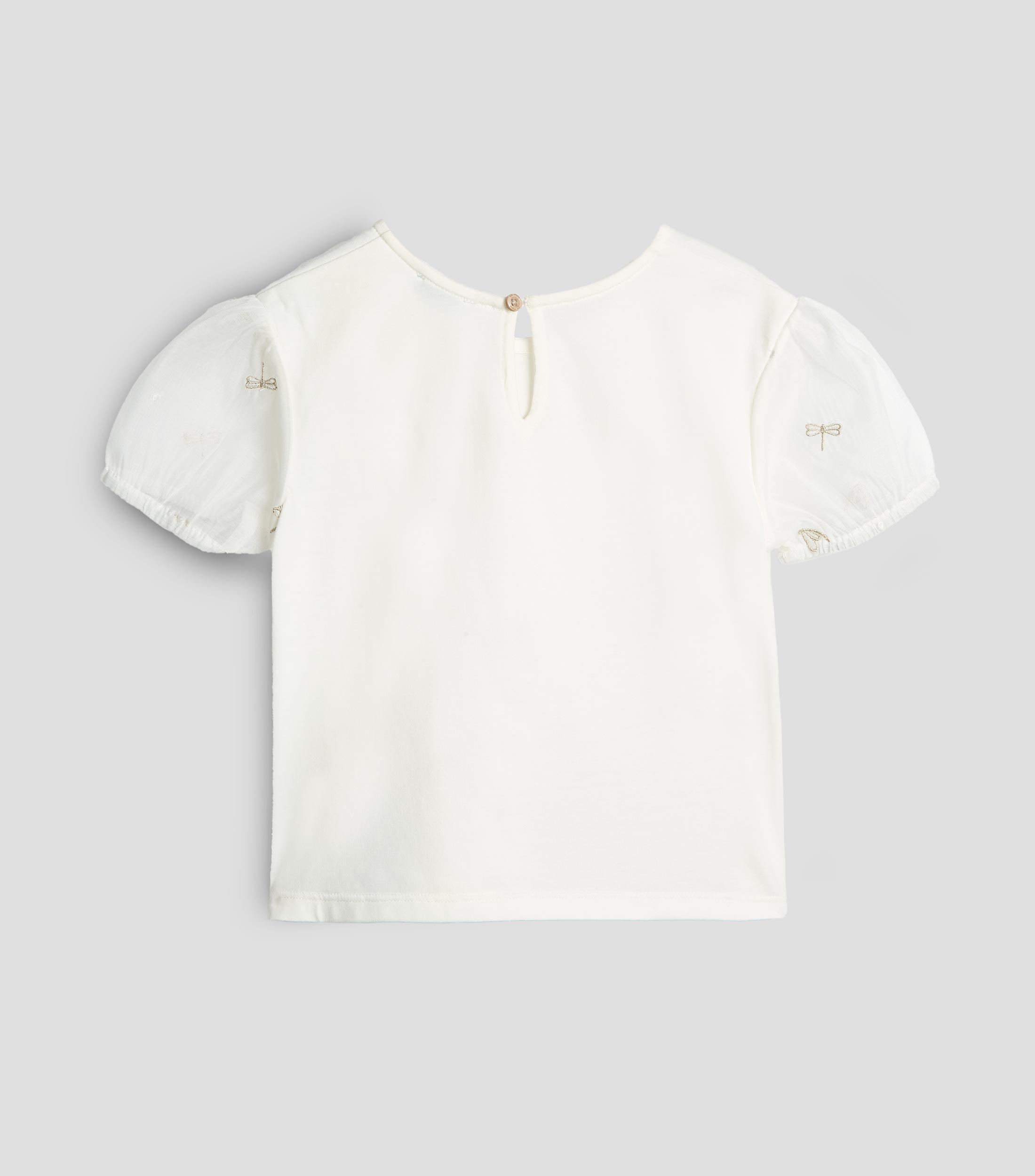 Blusa fantasía manga corta Niña