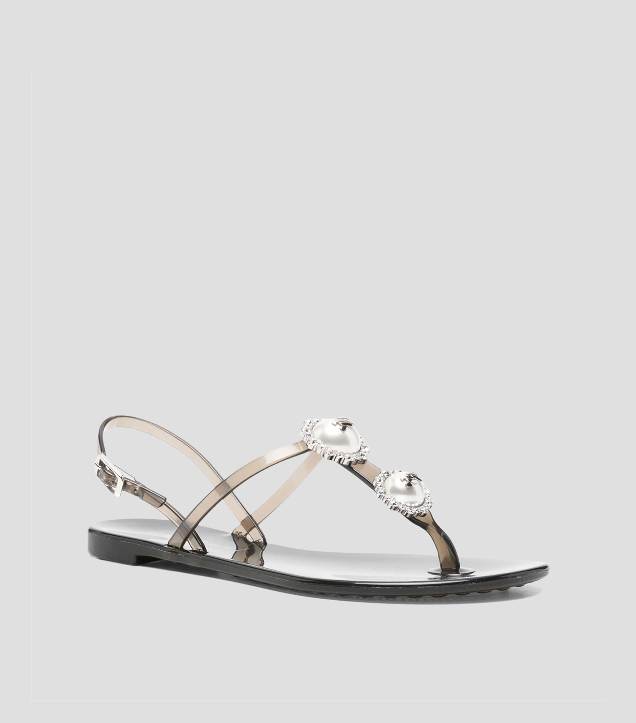 Sandalias planas Jelly Pearl Beach Mujer