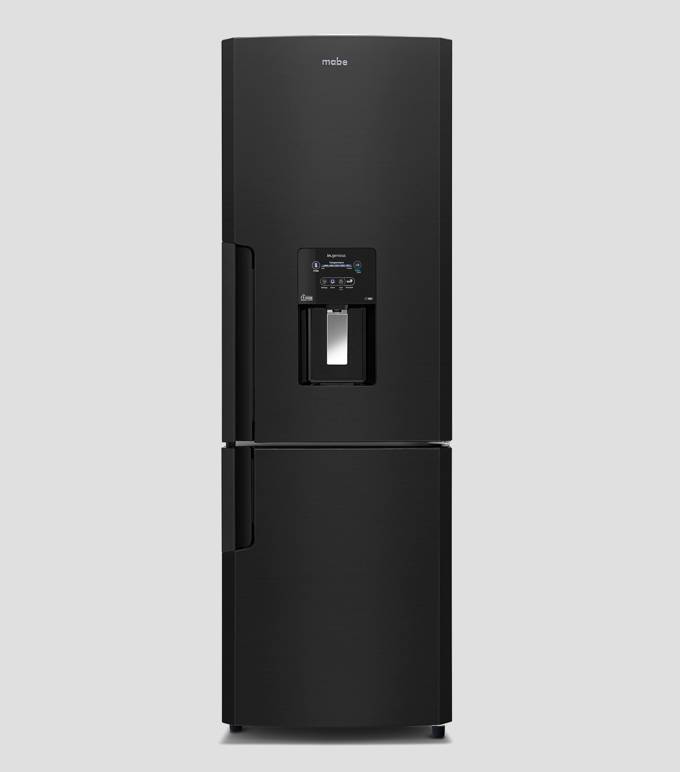 Refrigerador Bottom Mount 300 L, Negro