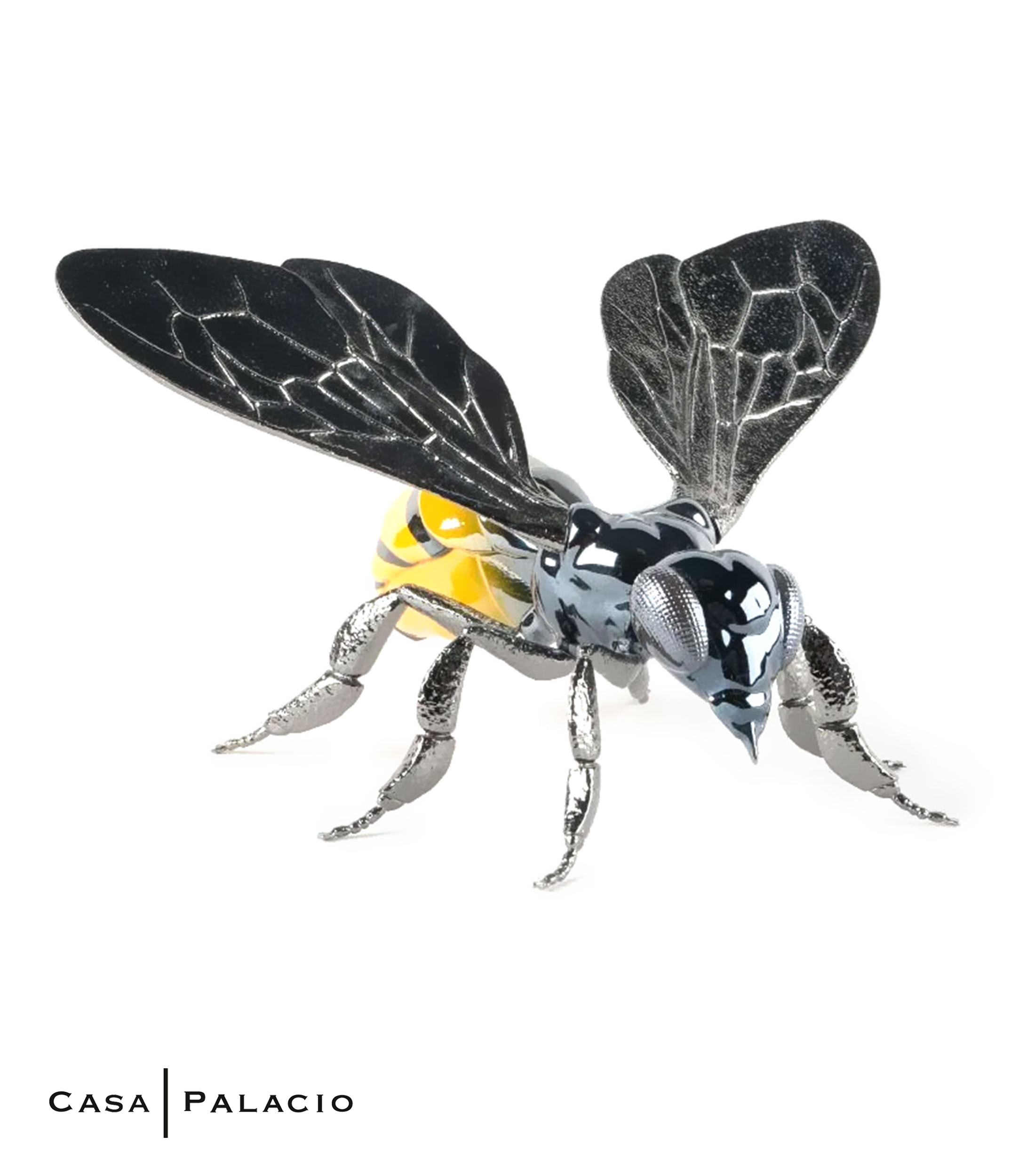 Escultura de Abeja en porcelana
