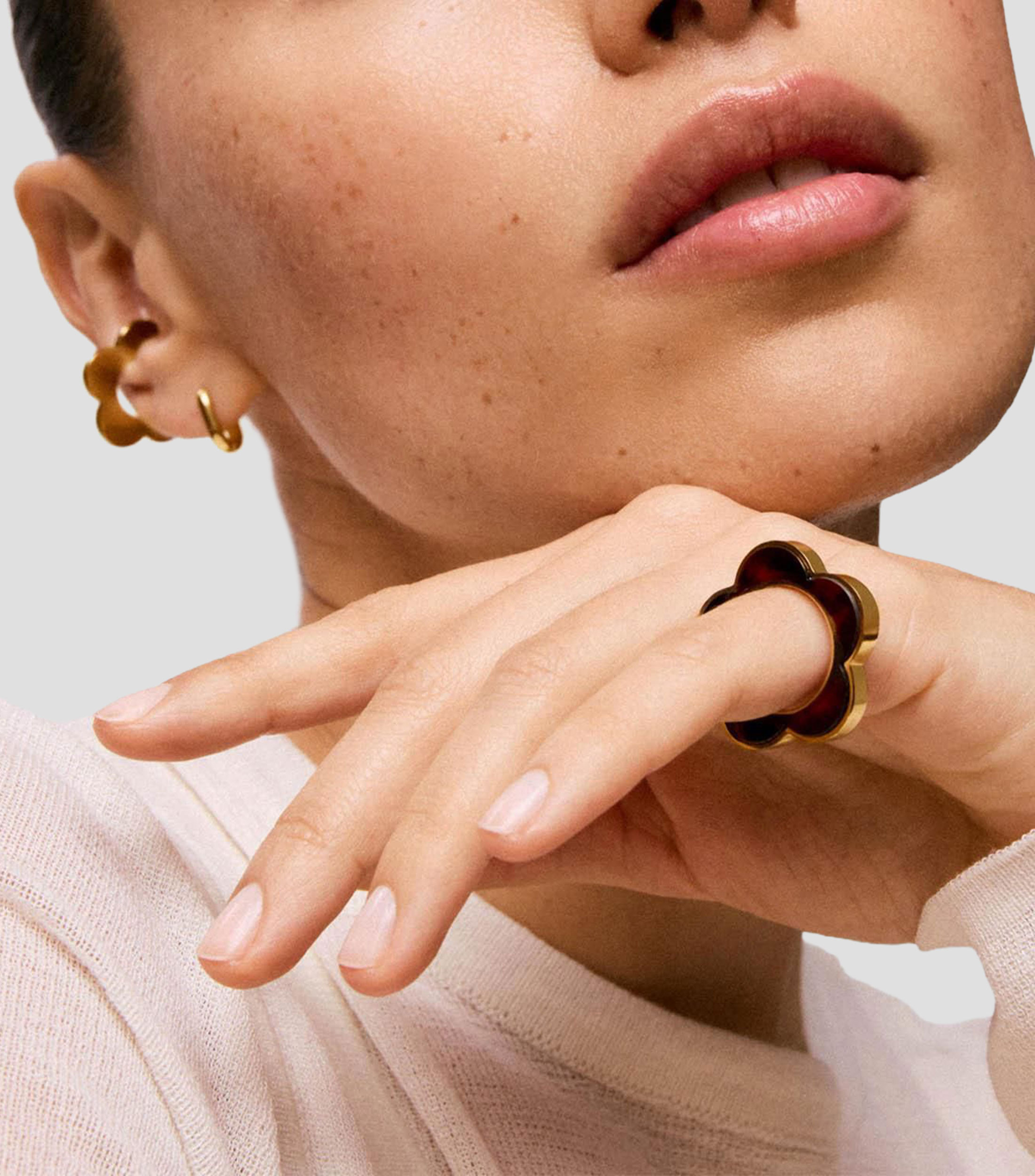 Anillo flor Galaxy Mujer