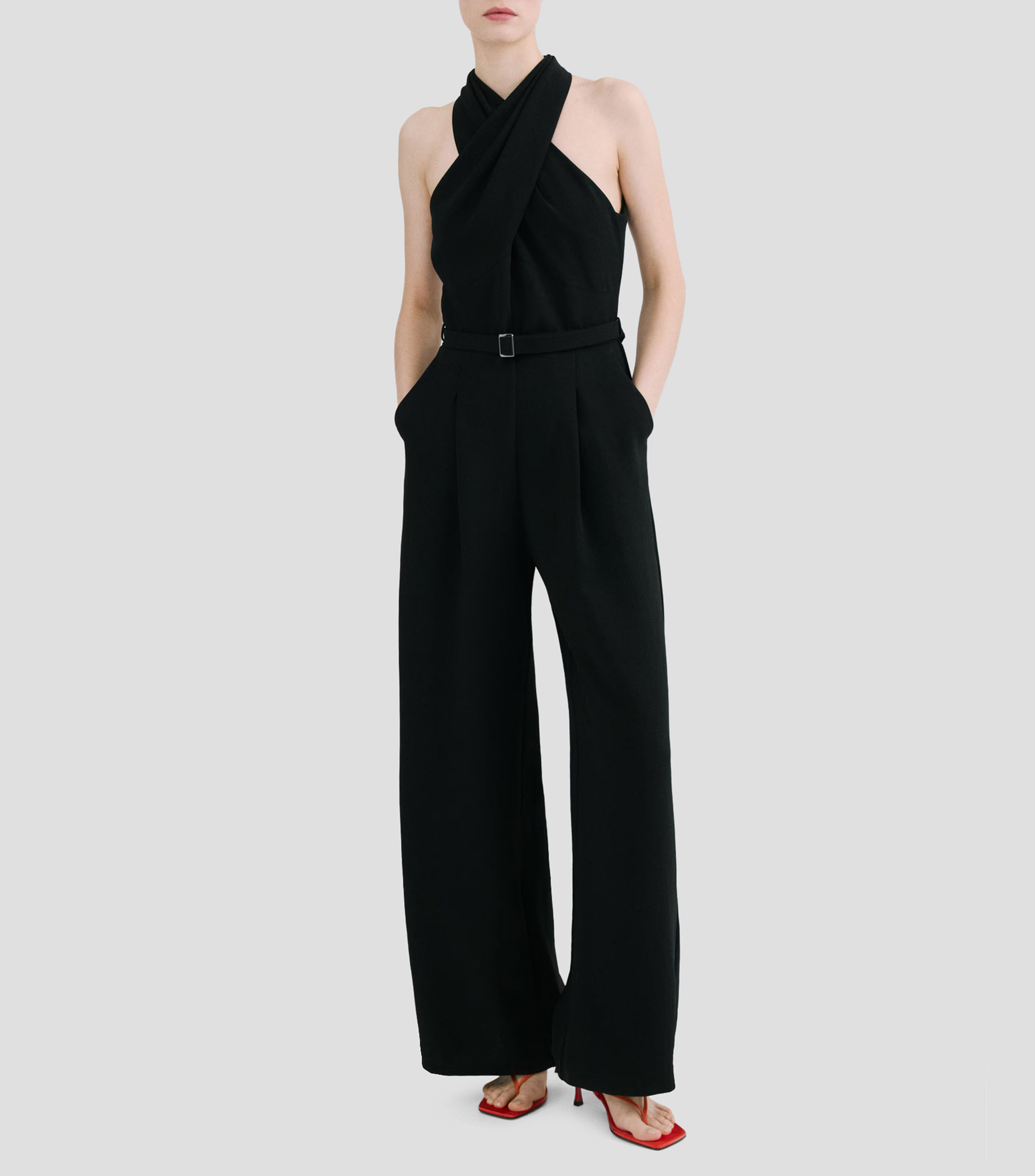 Jumpsuit de corte recto Mujer