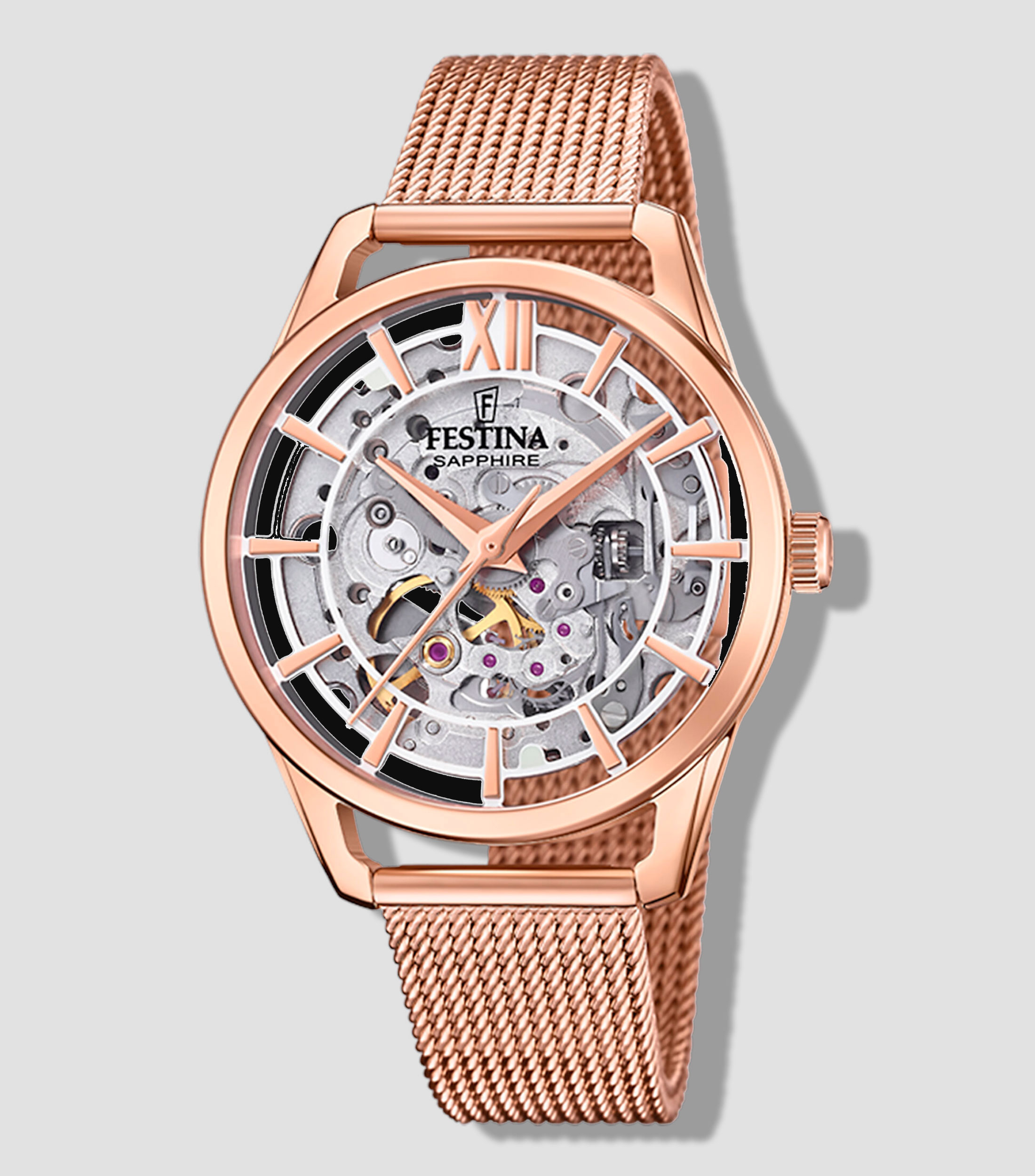 Reloj para Mujer Automatico Casual, Rosa