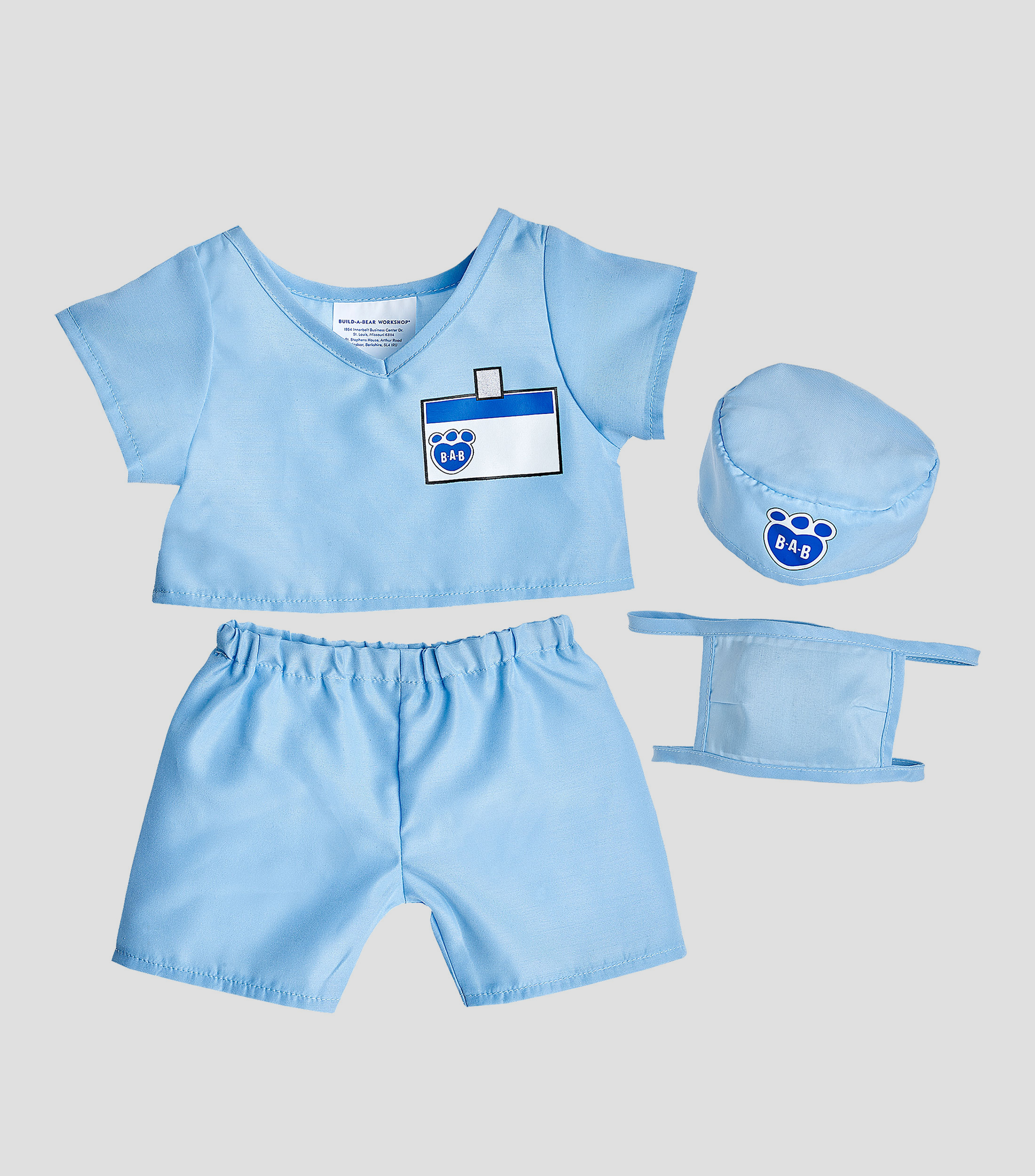 Uniforme de Doctor para Muneco de Peluche