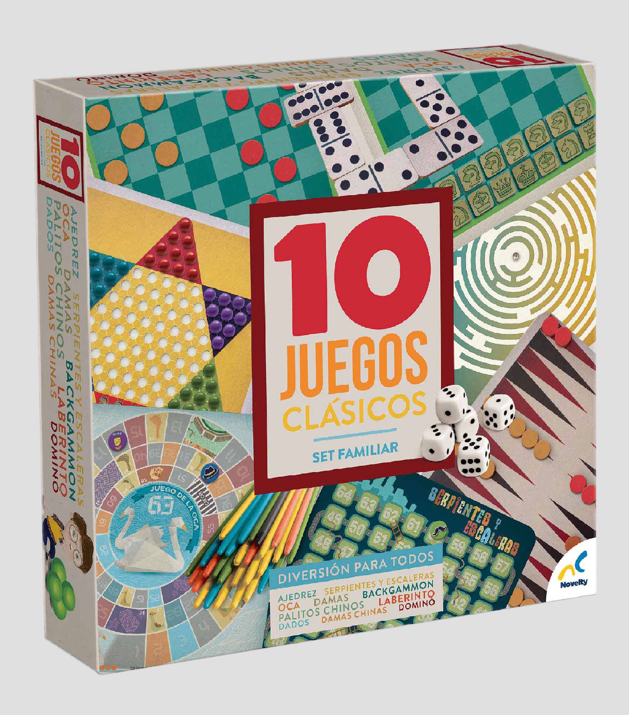 Set Multi Juegos Clásicos 10 En 1