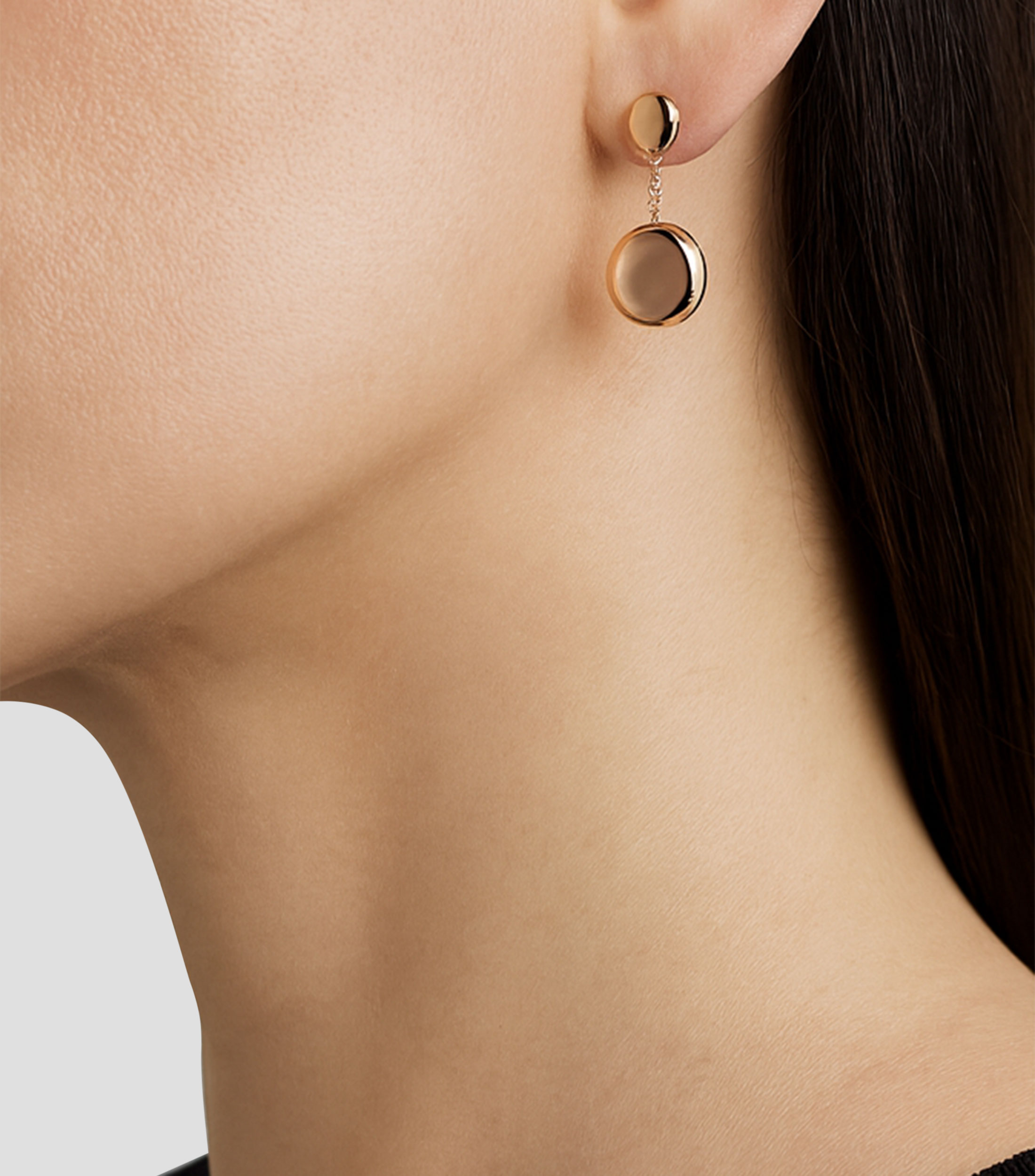 Pendientes Oro rosa 18 Kilates Mujer