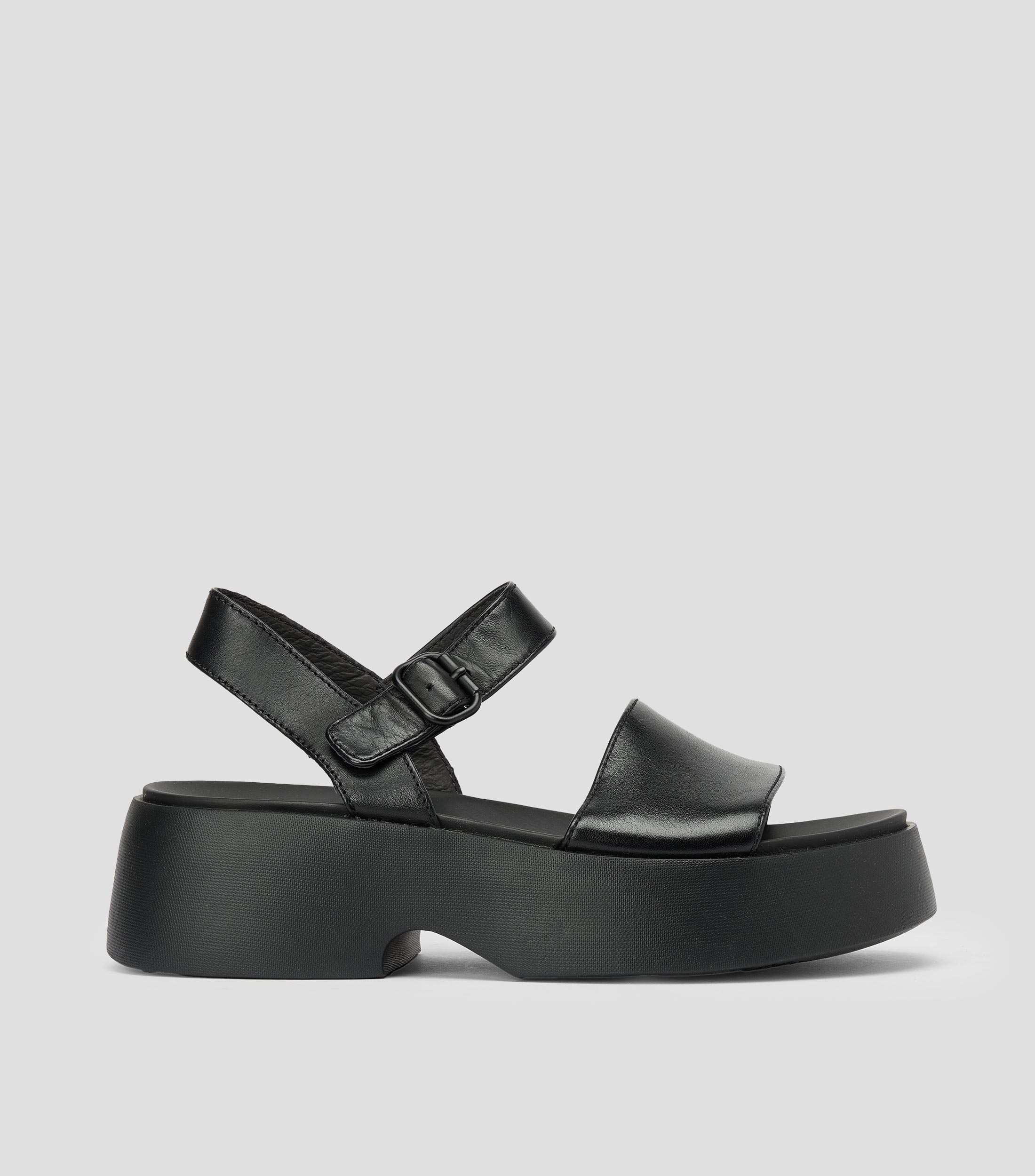 Sandalias casuales tacón bajo ancho Mujer