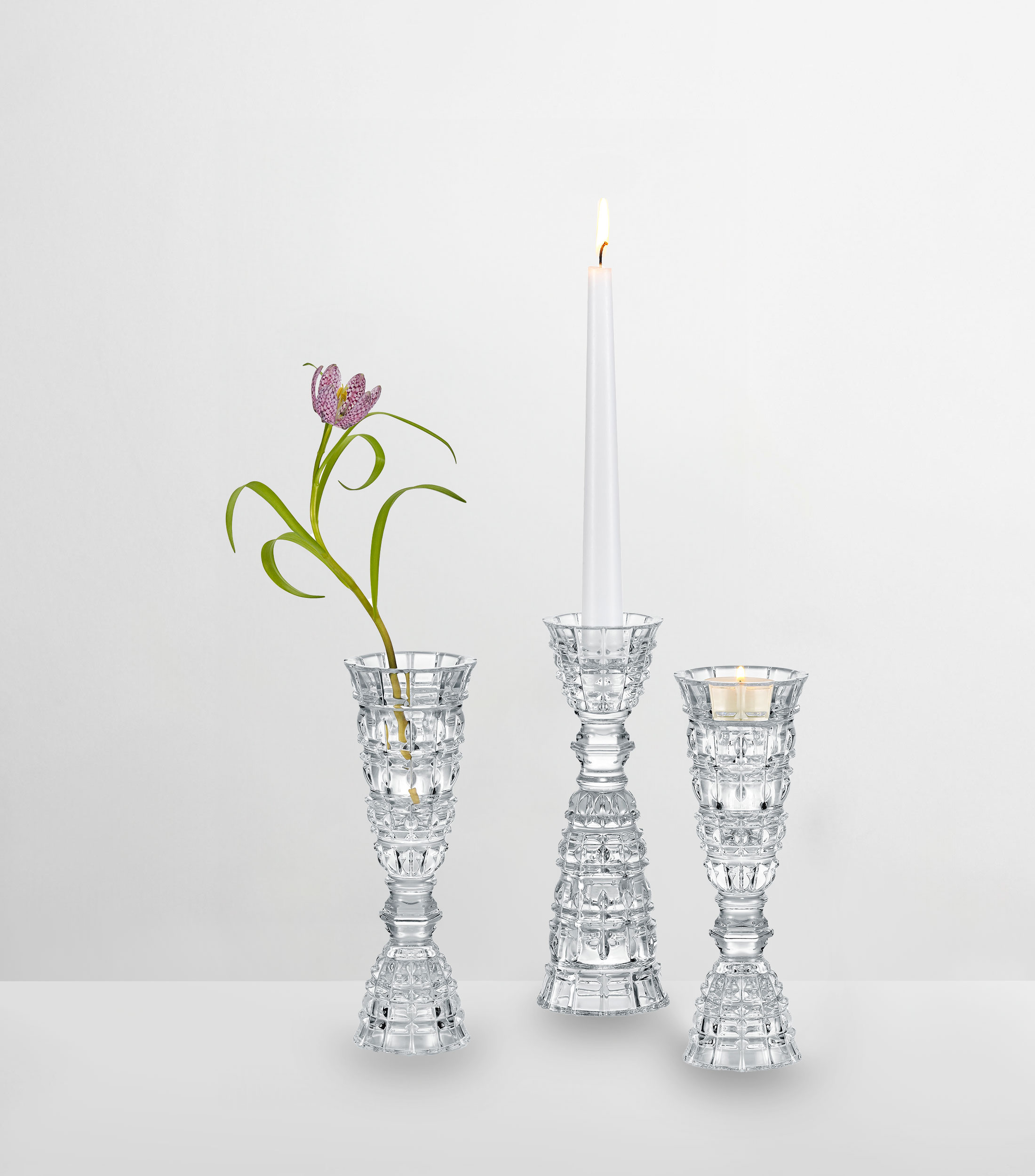 Candelabro New Antique Mirage Dual en cristal