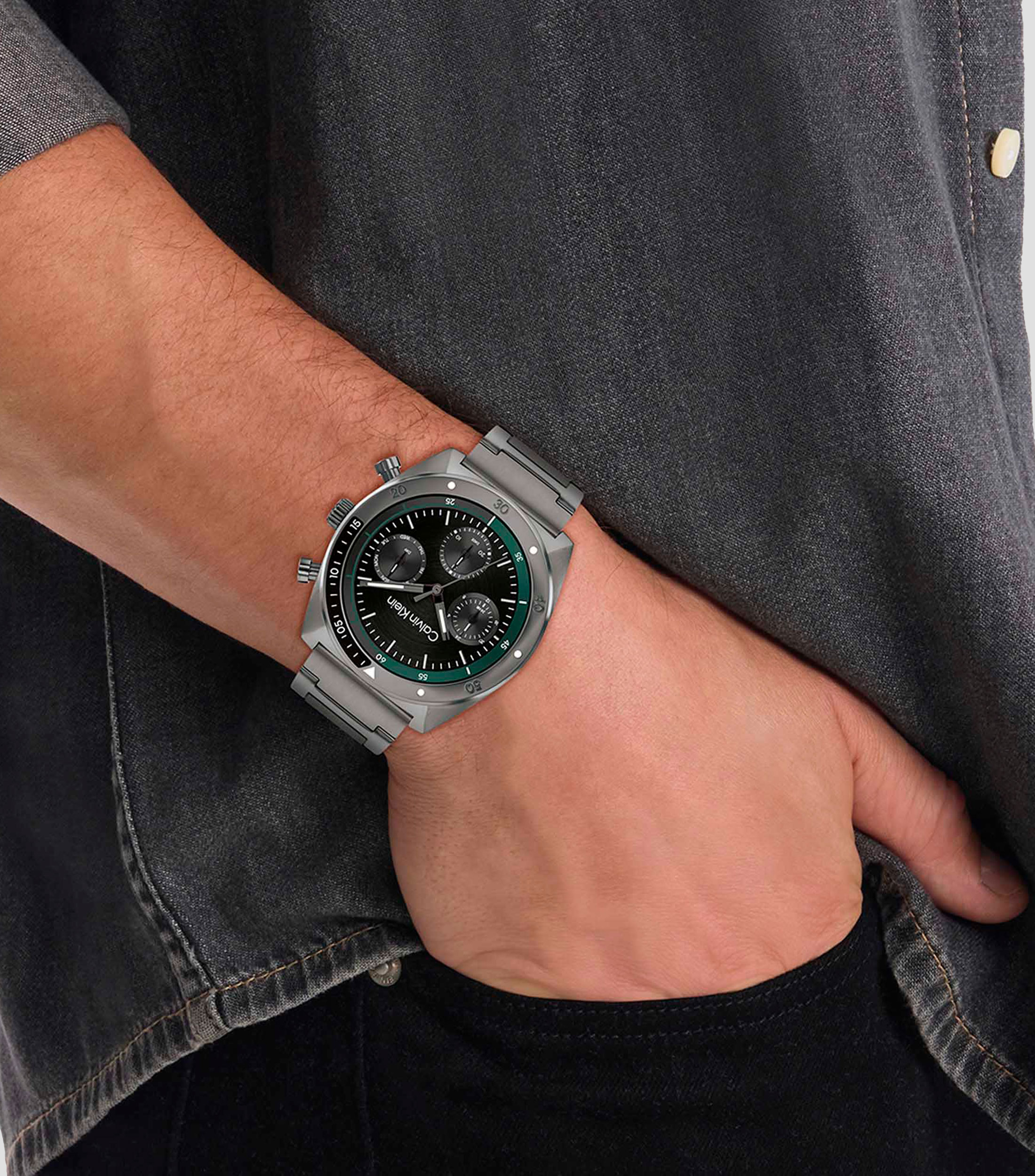 Reloj para Hombre Flex casual gris