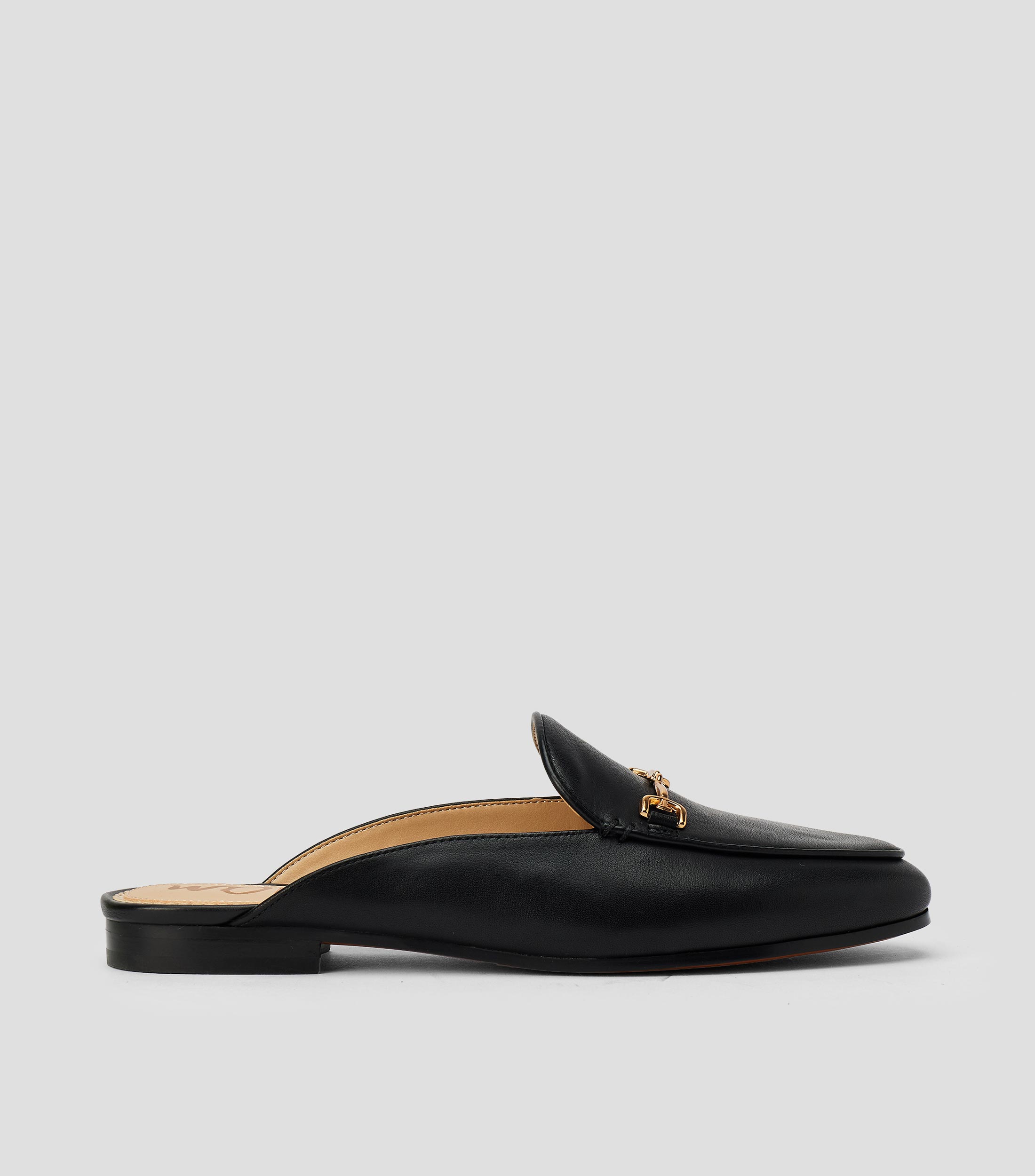 Zuecos casuales slip on en piel de bovino Mujer