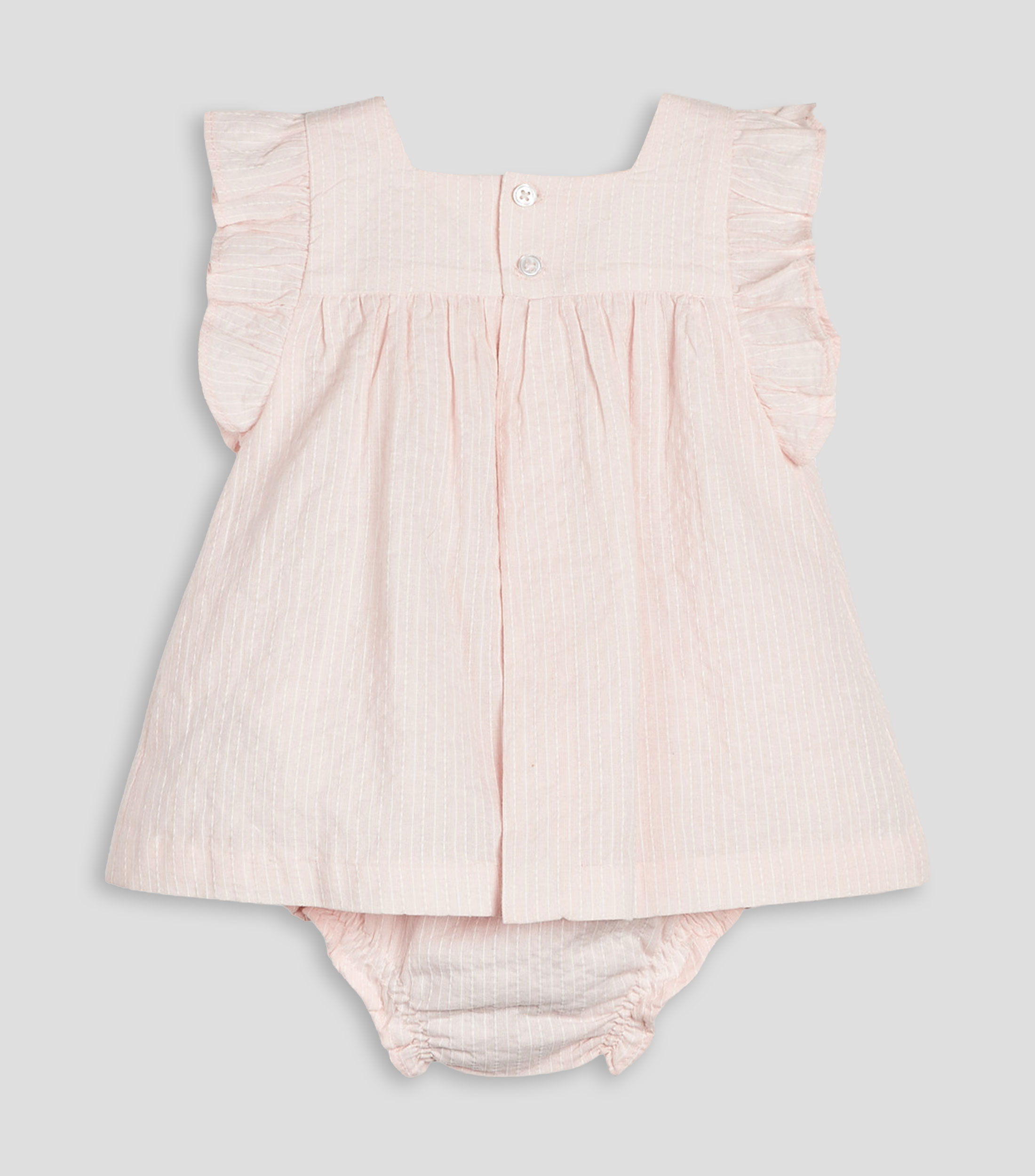 Vestido midi con líneas Bebé