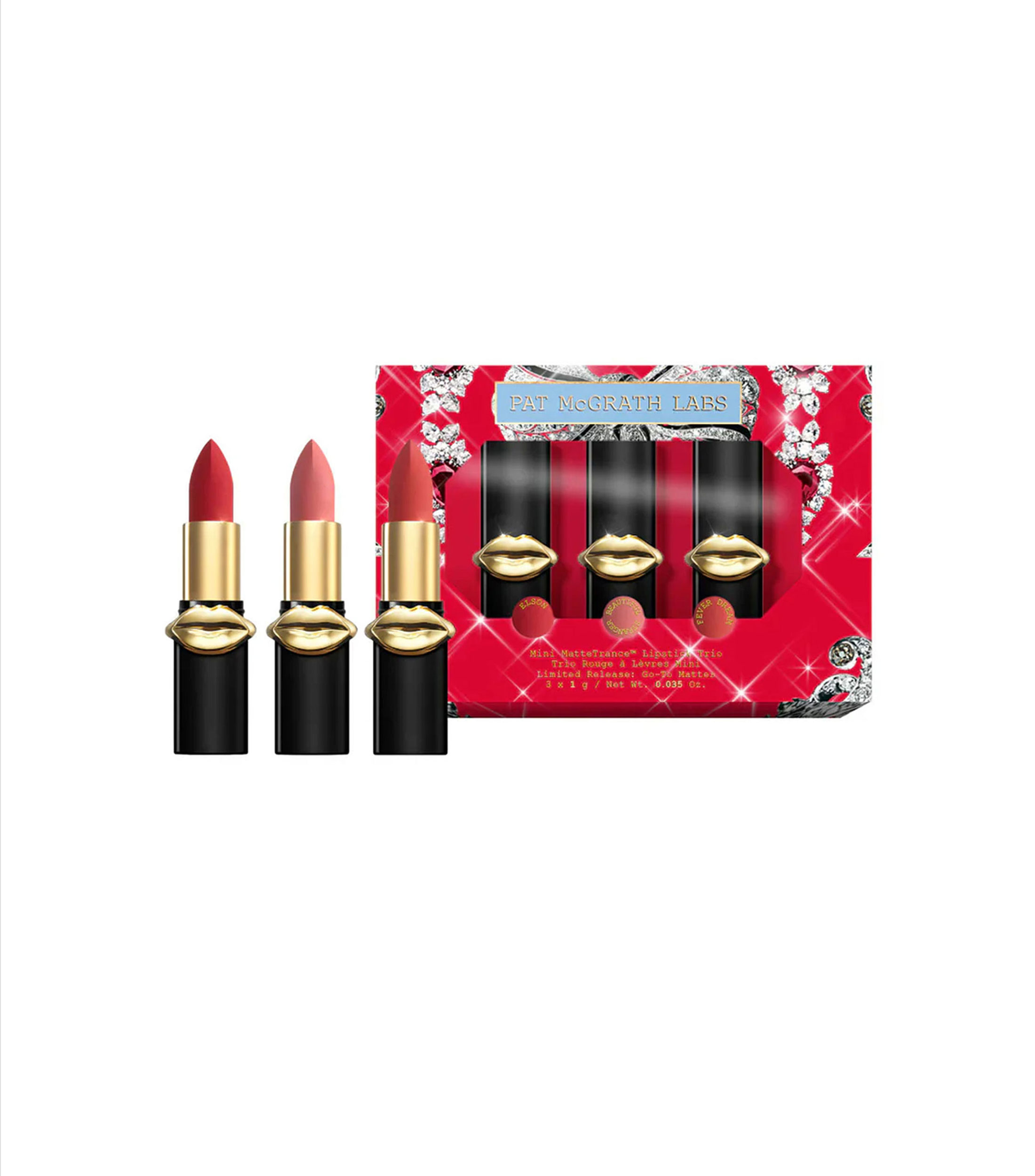 Set Mini Mattetrance Lipstick Trio, 3 gr