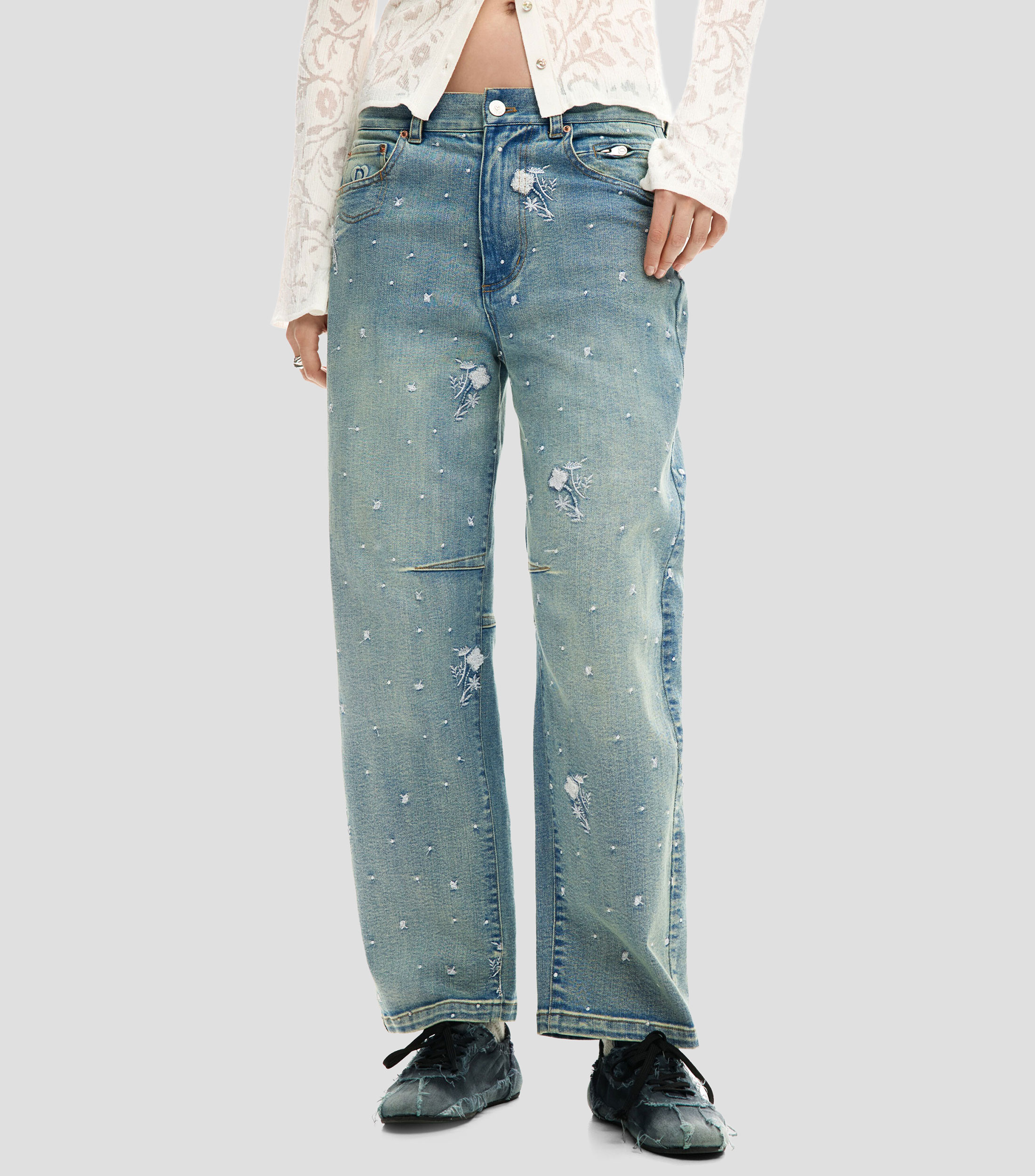 Jeans recto Mujer