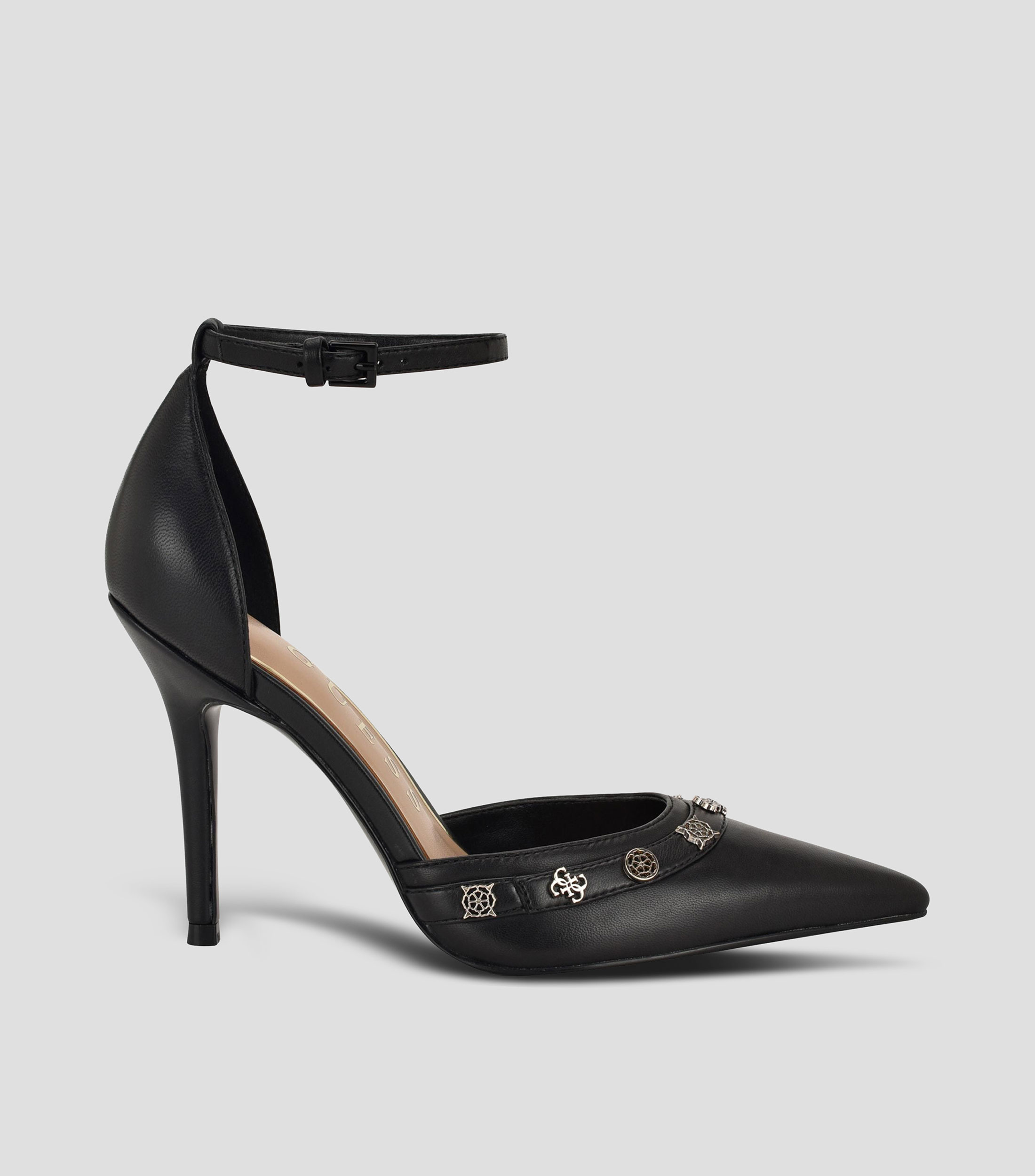 Zapatillas de pulsera con tacón alto de aguja Mujer