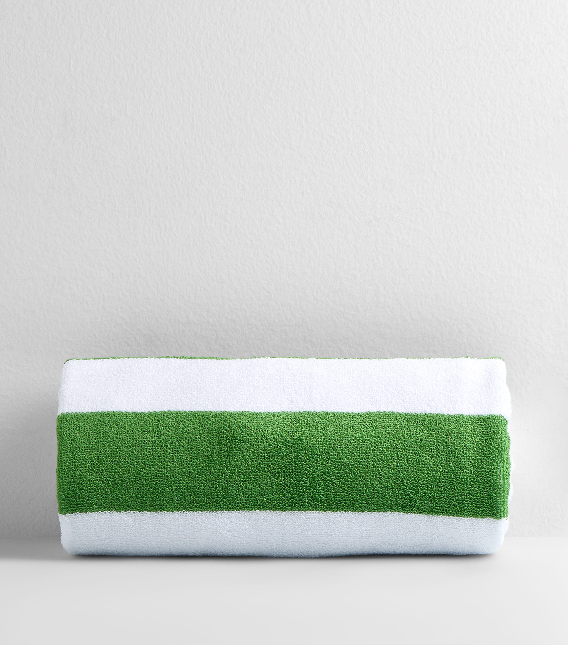 Toalla para perro M verde/blanco
