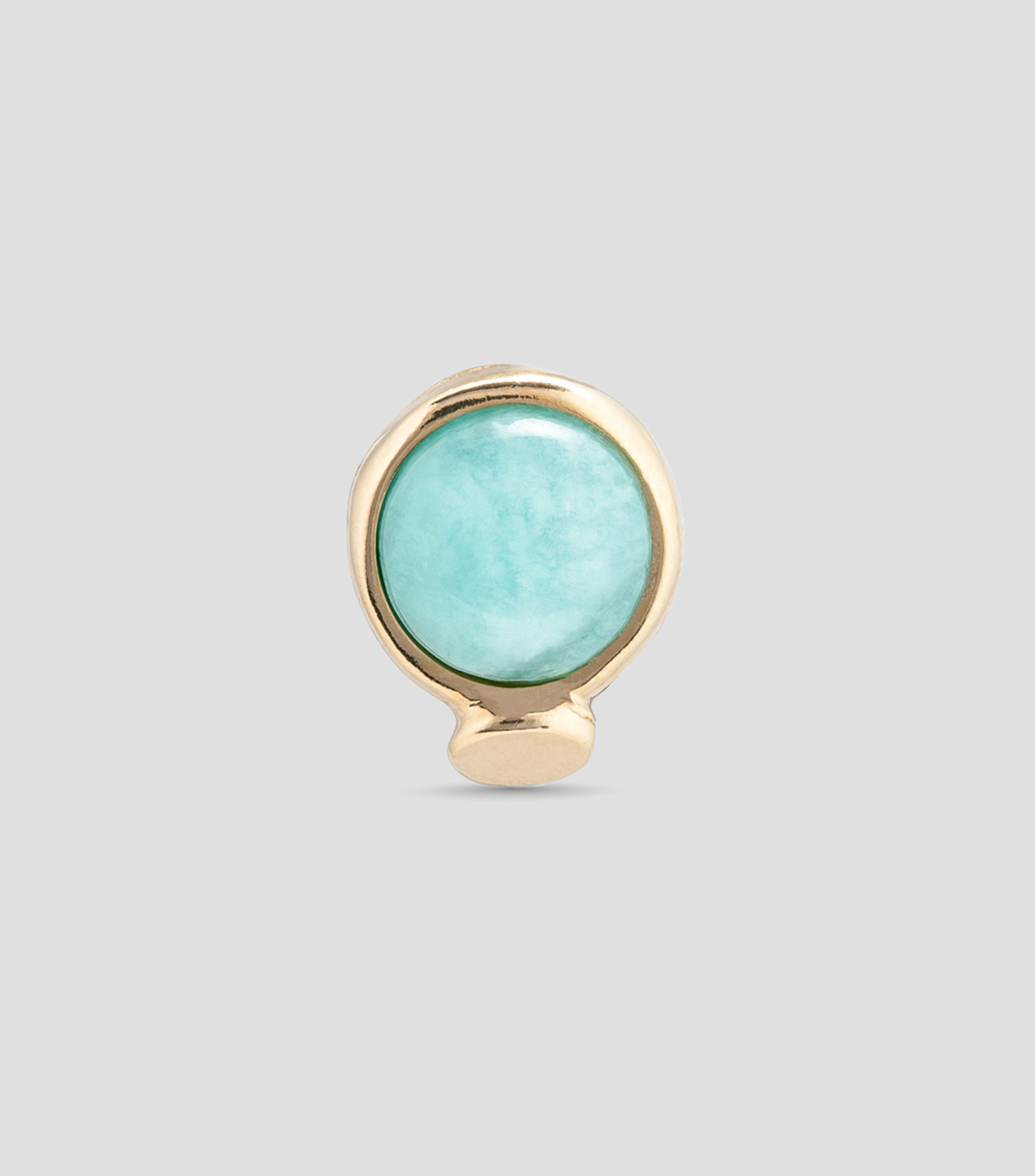 Arete con cristal Unisex