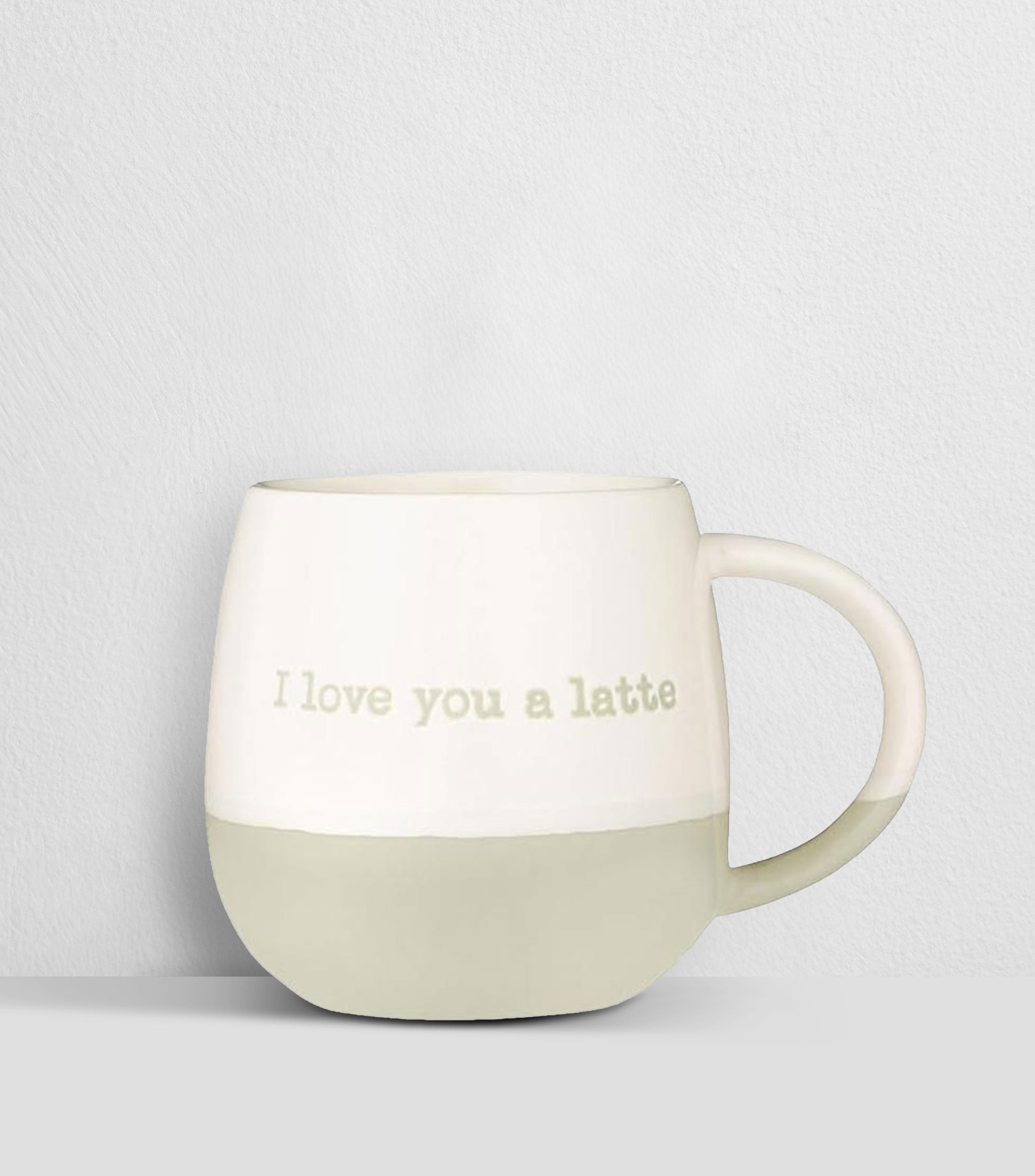 Taza I Love You a Latte Bicolor