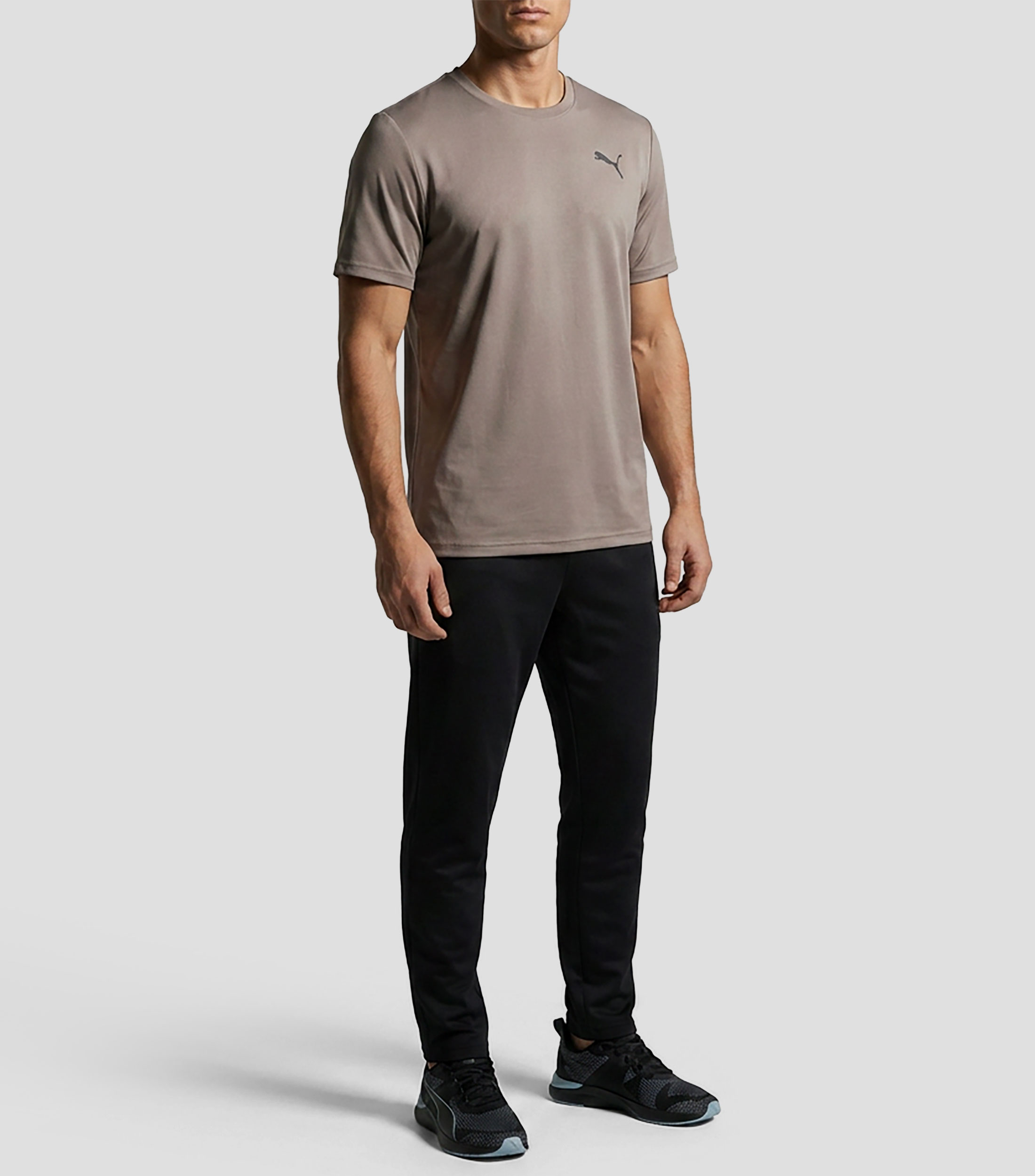 Playera para entrenamiento Tad Essential cuello redondo manga corta lisa Hombre