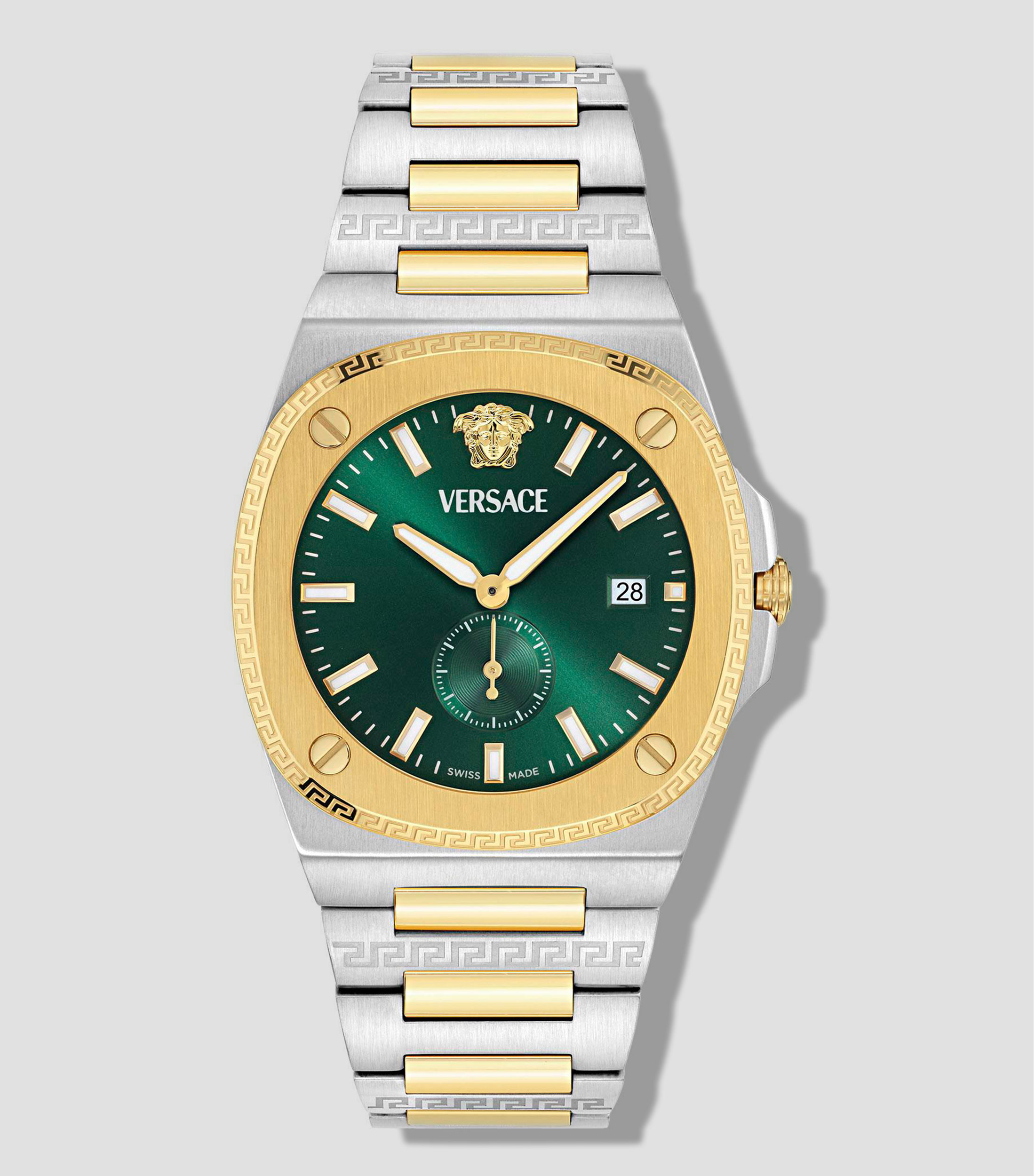 Reloj para Hombre Tolomeo casual plateado, dorado, verde