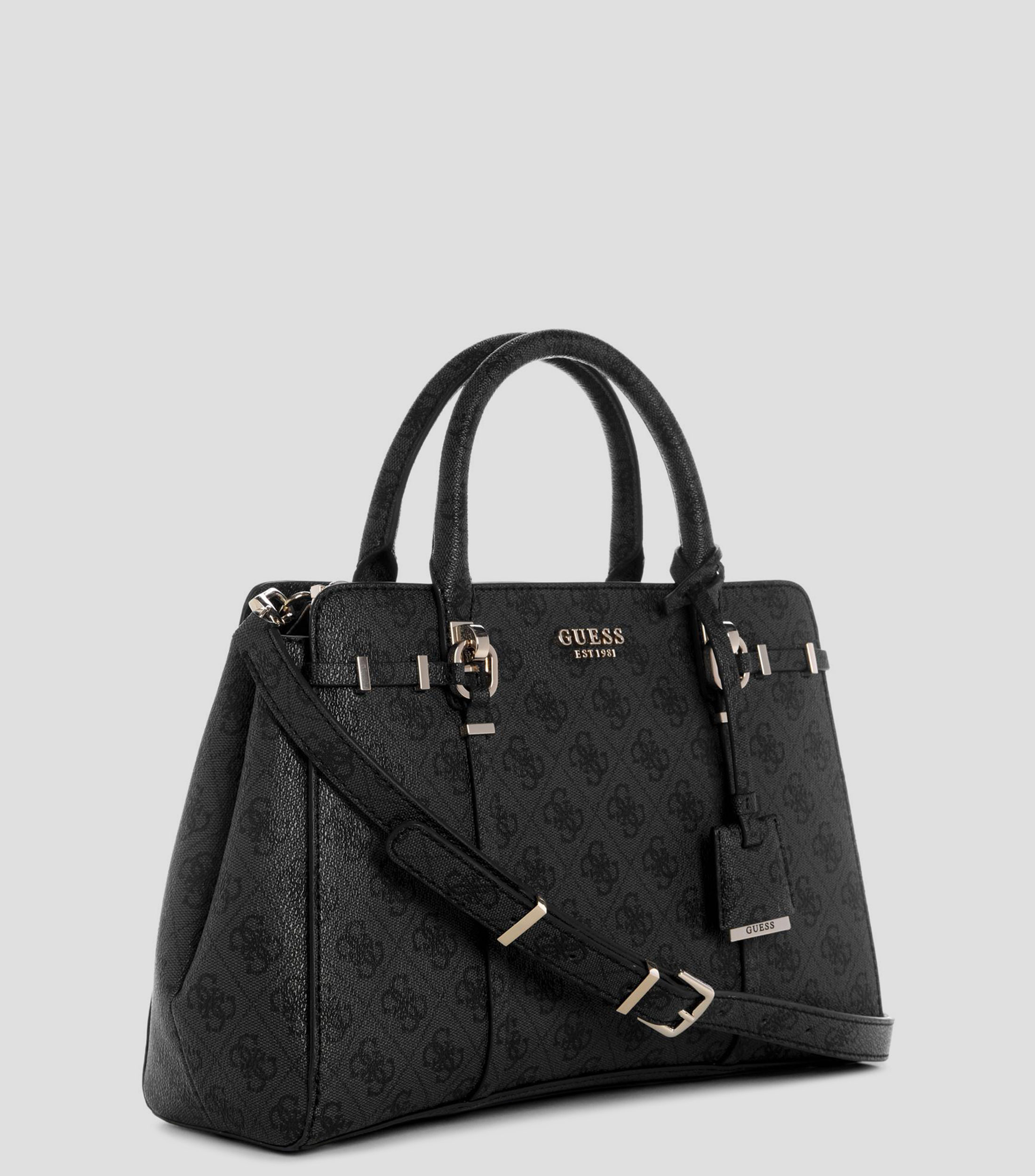 Bolsa Satchel Leona con estampado Mujer