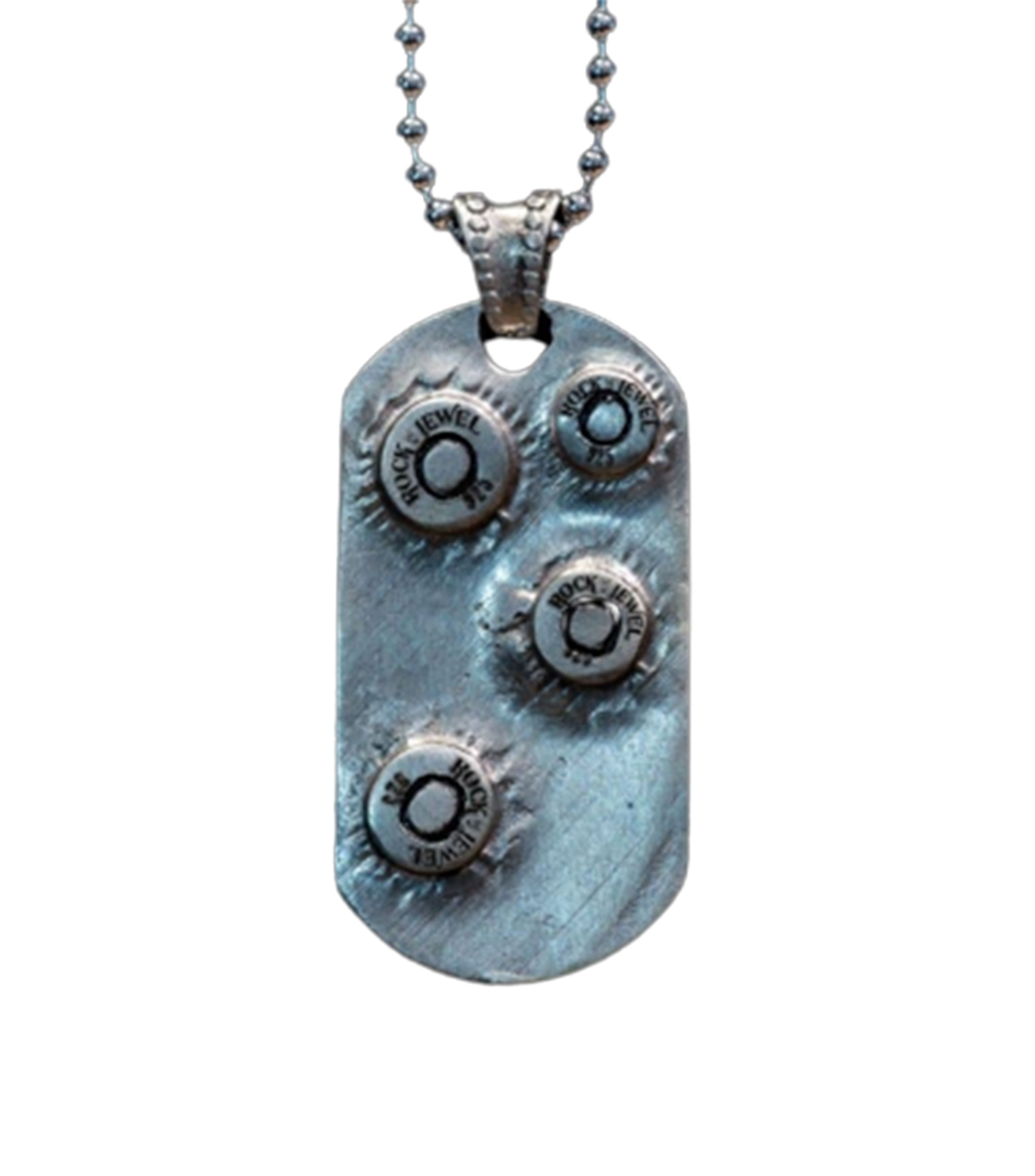 Dije con cadena en plata .925 Hombre