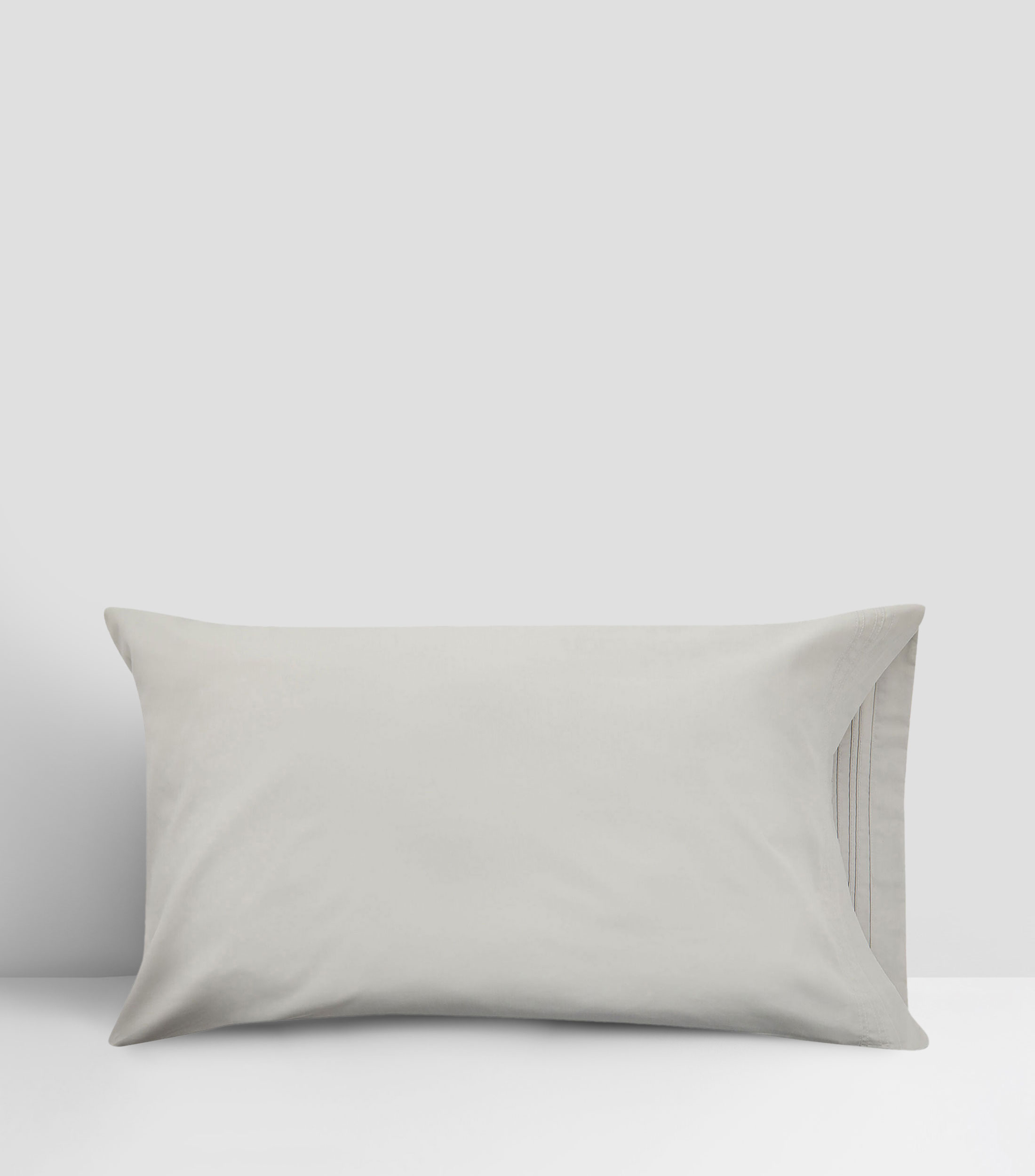 Funda decorativa para almohada Estandar Tarento Gris